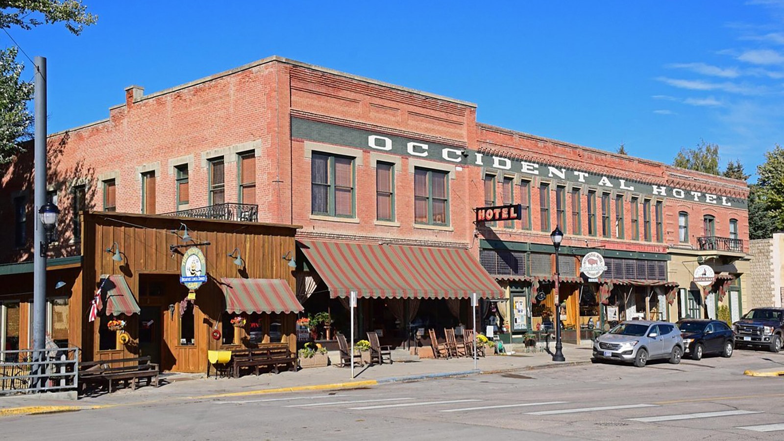 The historic and uniquely Wyoming Occidental Hotel in Buffalo.