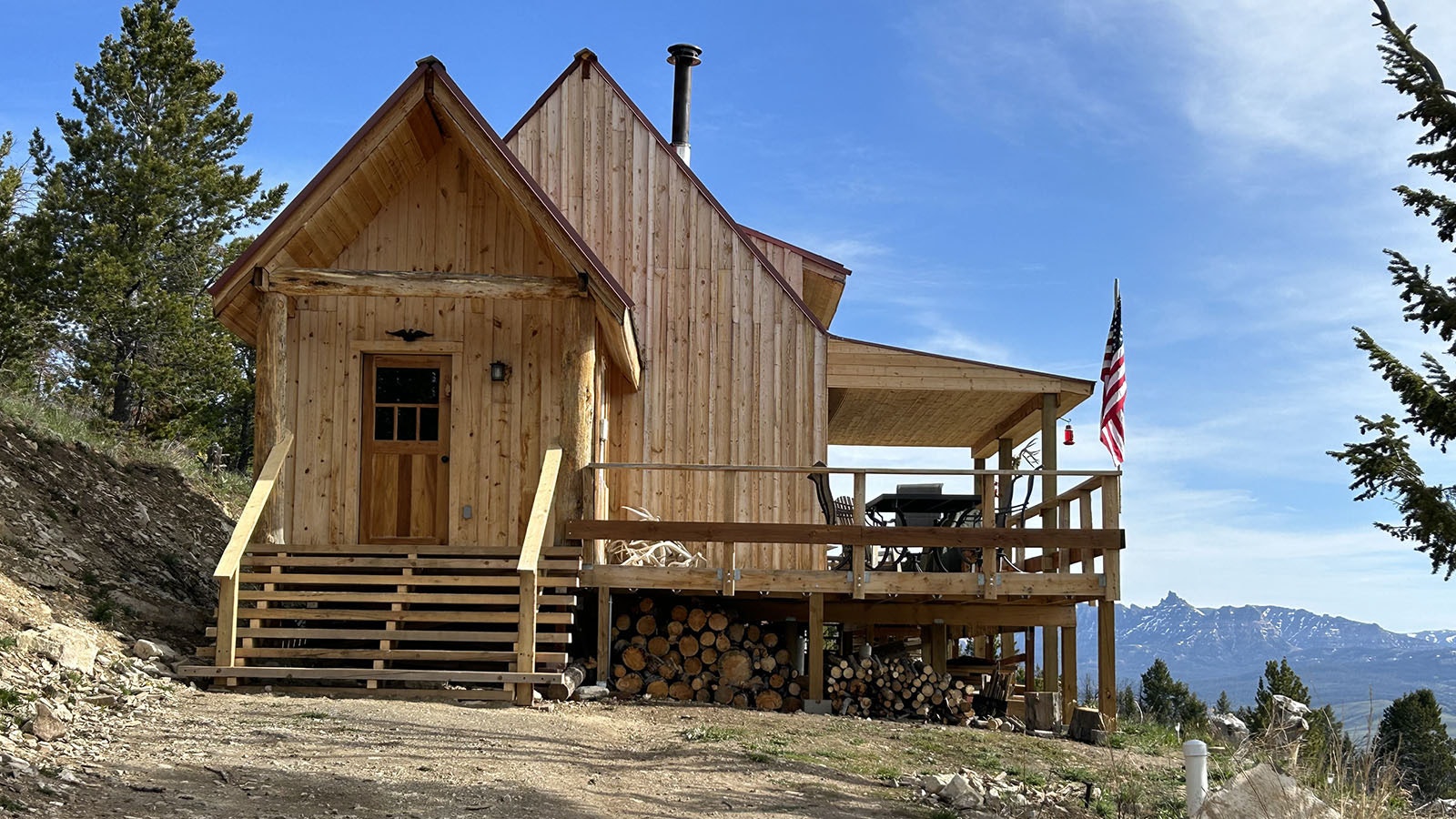 Cody Letteire’s off-grid mountain cabin near Dubois is available for rent through Airbnb and VRBO.