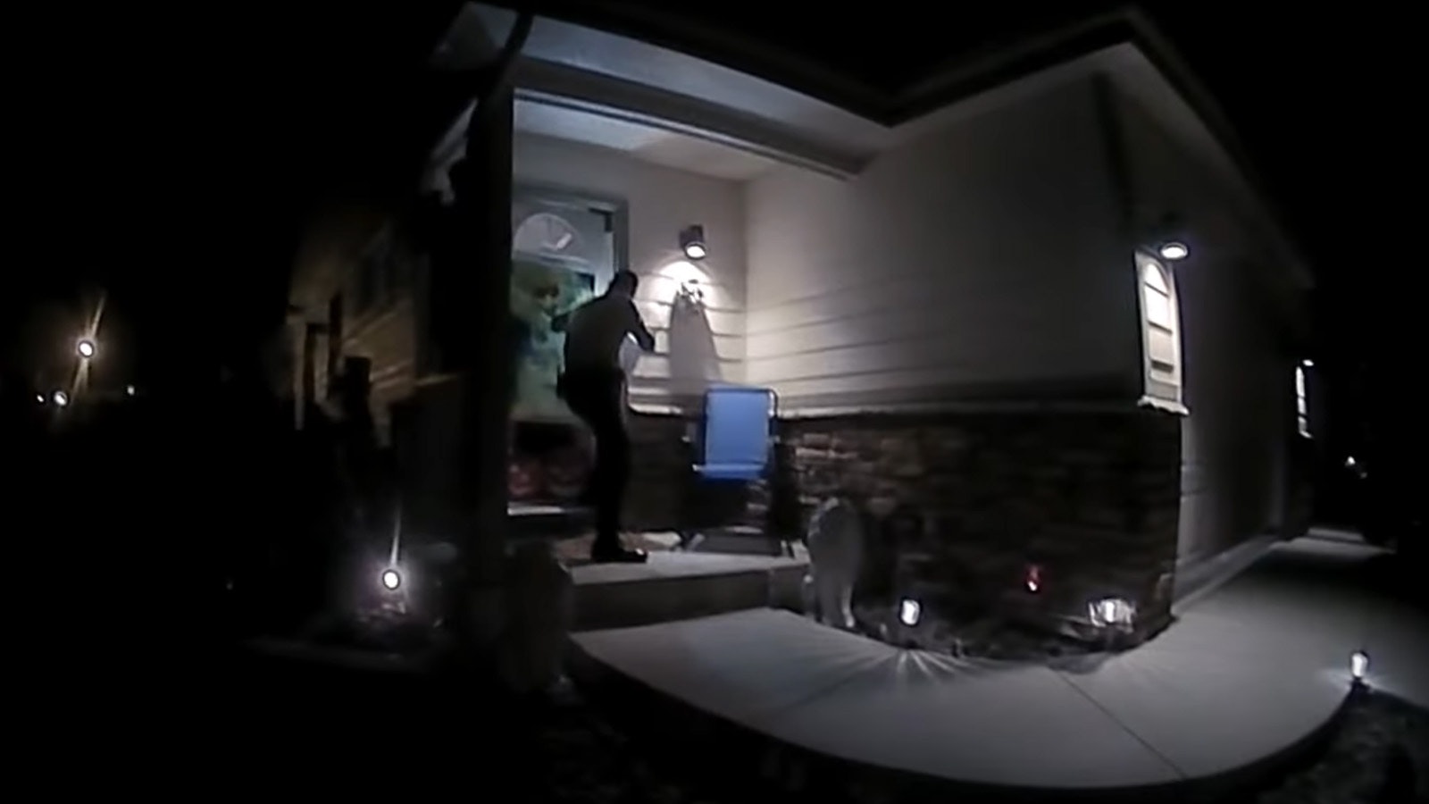 Body cam video from Halloween 2022 shows Laramie County Sheriff's Office deputies entering a house after a suspect with warrants on him.