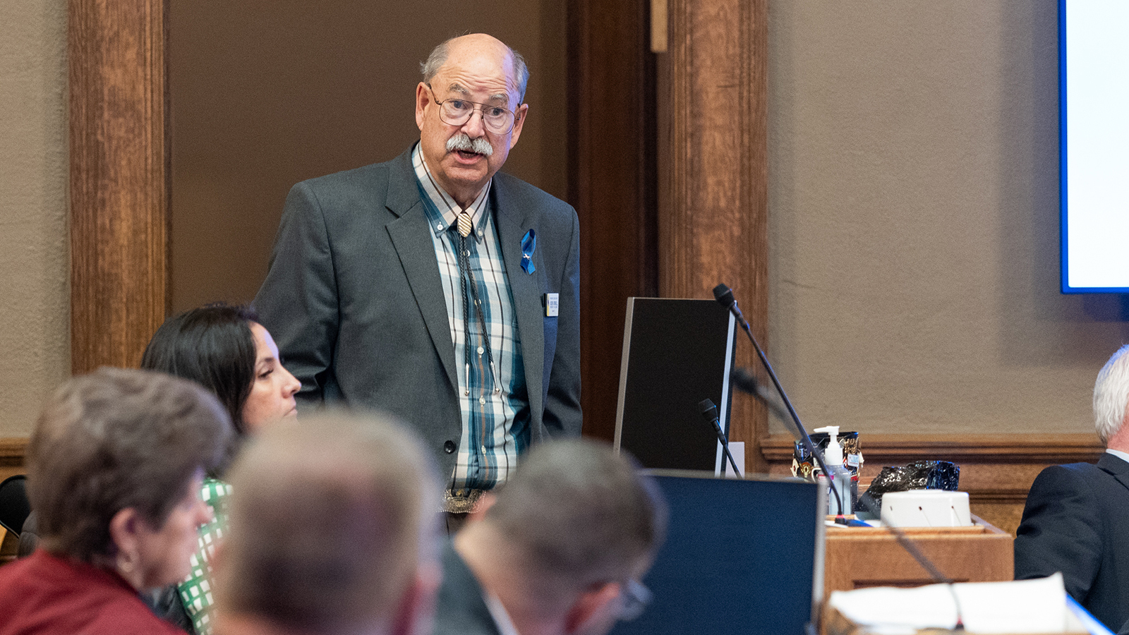 Wyoming Senate President Ogden Driskill said the Senate has devolved into a "raw power struggle" between some members and his leadership.