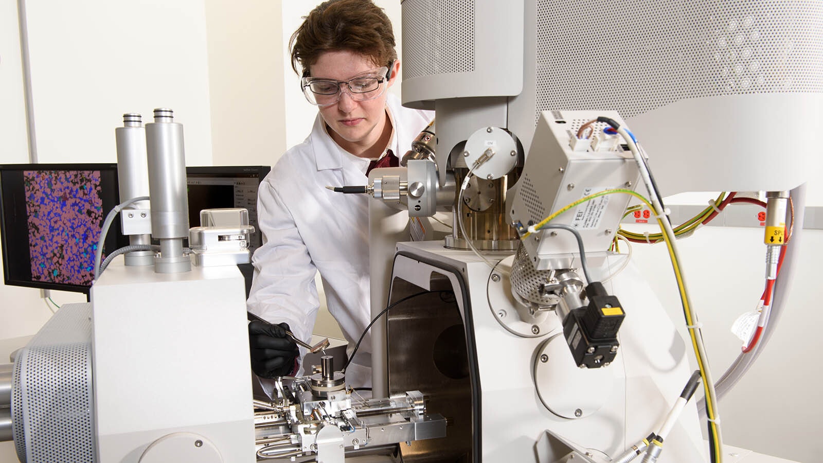 Oil and gas research at the High Bay Research Facility at the University of Wyoming.