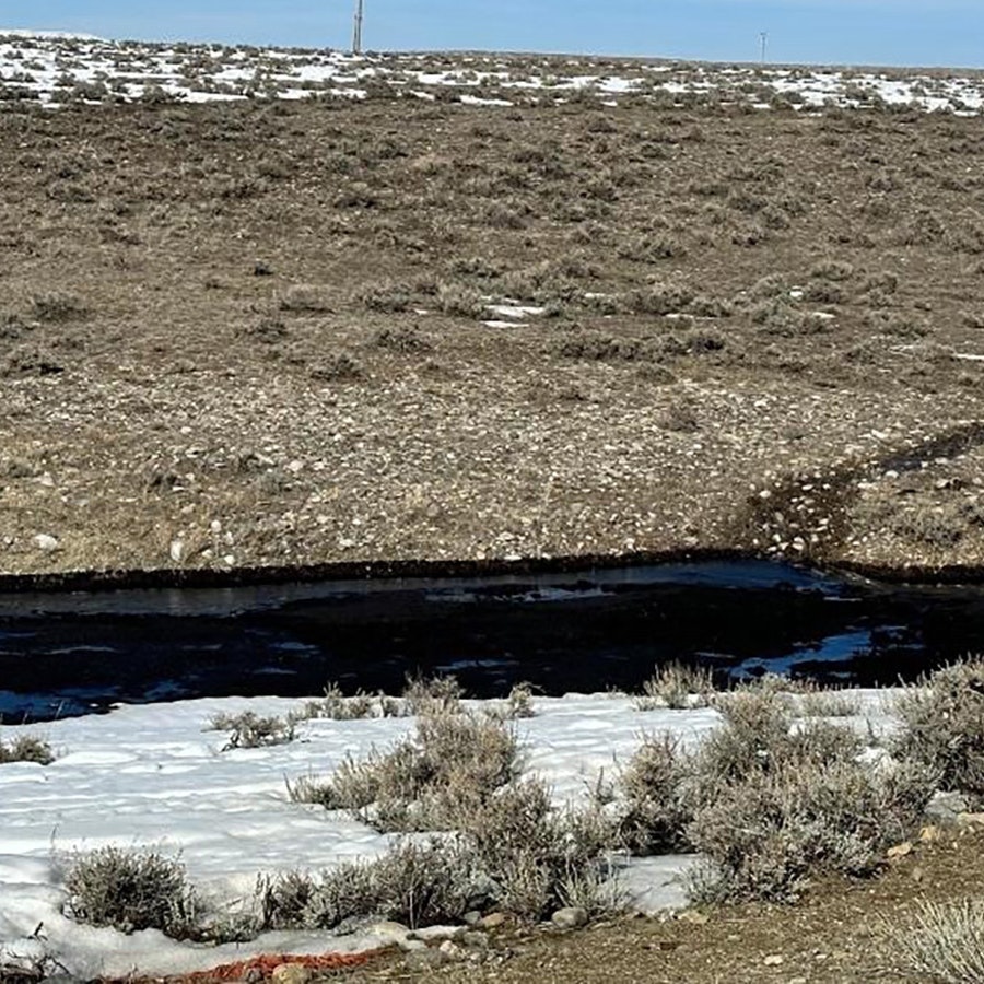 An undetermined amount of oil spilled into a tributary of the Wind River on the Wind River Indian Reservation on Monday. Overall, 34 barrels of liquid spilled, officials report, of which about 2% was oil.
