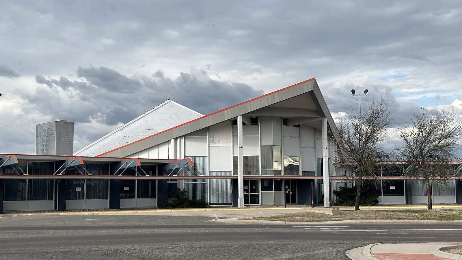 The front of the old Cheyenne air terminal.