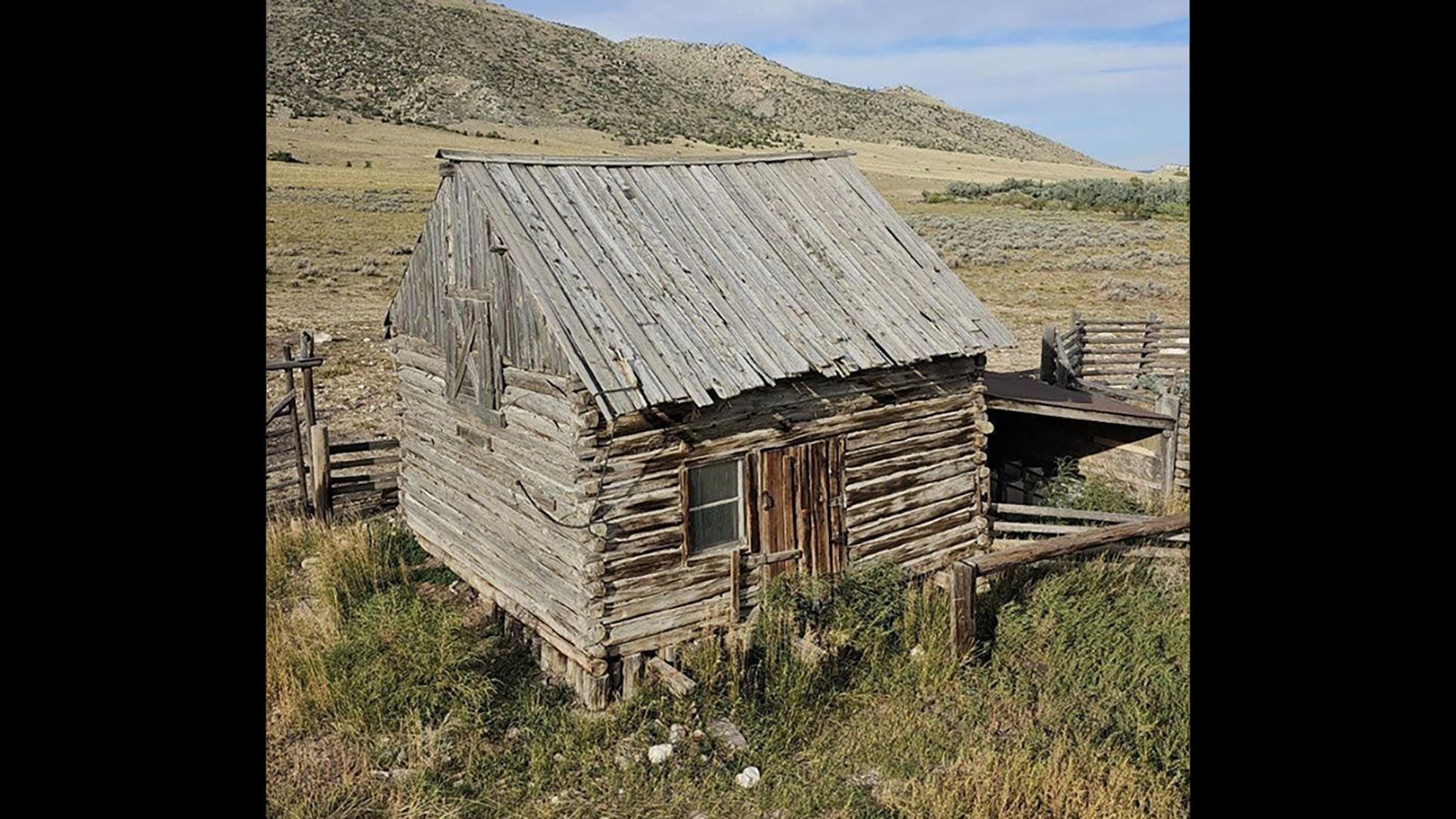 Greg and Tammy Poley of Cody are selling this historic cabin on their property that may have once been part of Marquette, aka "Wyoming Atlantis," which now is submerged under Buffalo Bill Reservoir.