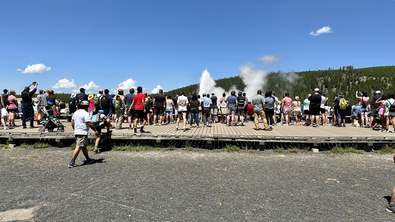 Old Faithful continues to be the most popular attraction at Yellowstone National Park.