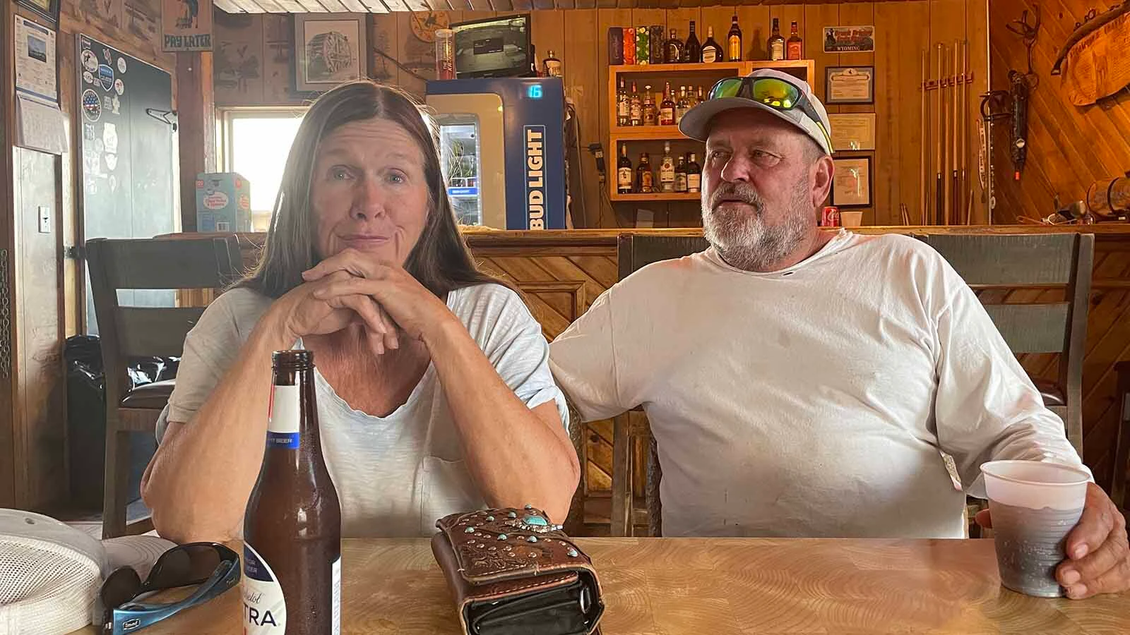 Pat and Bill Fredericks reflect on life in Medicine Bow, Wyoming, which includes living with no electricity and harvesting livestock terticles and putting them in the "nut bucket."