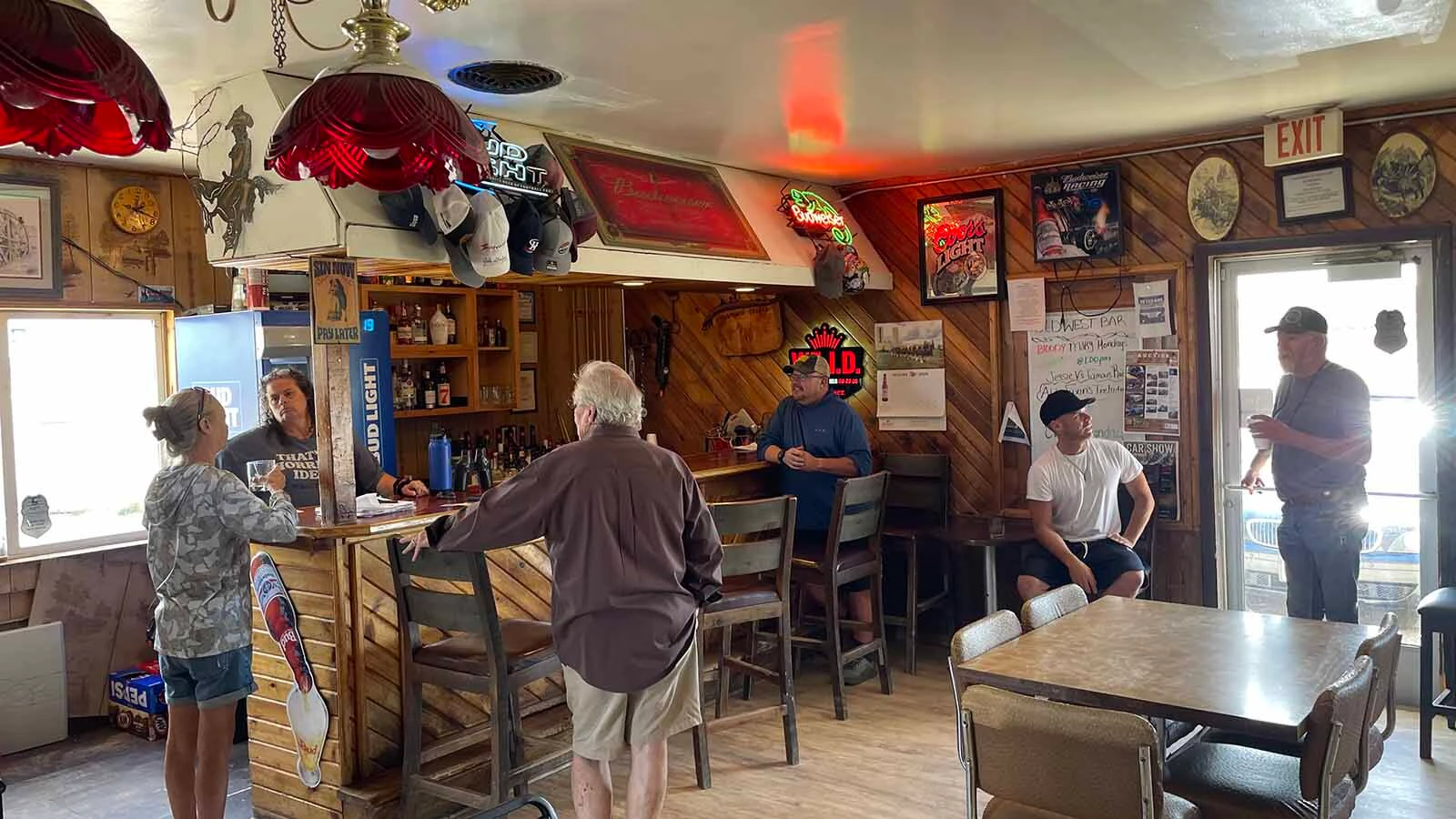 Old West Bar is the social hotspot of Medicine Bow, Wyoming — although in a town of 240, “hotspot" is a relative term.