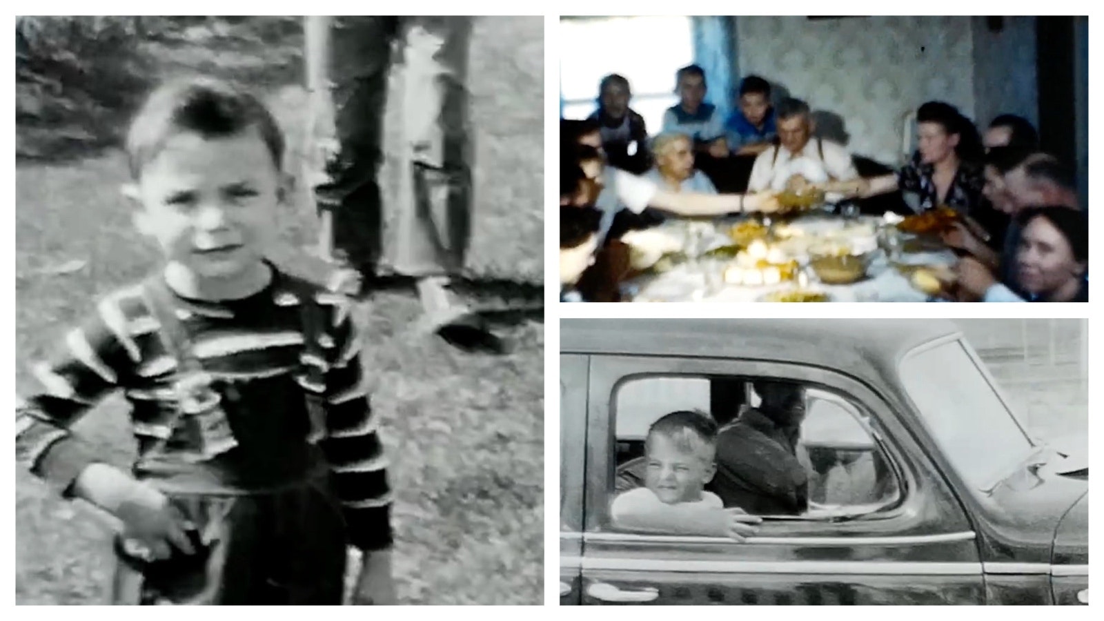 Images from a 1951 reel featuring home movies of a Cheyenne, Wyoming, family.