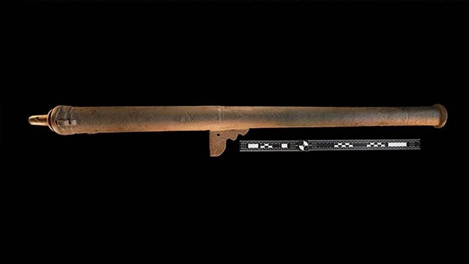 This bronze cannon recently unearthed in Arizona is the oldest firearm ever found in the continental United States. It was used during a Spanish expedition in the 1540s.