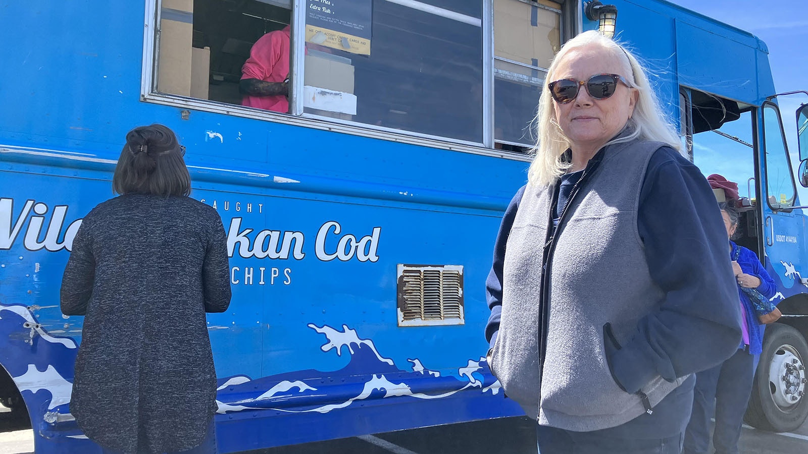 Laurie Fletcher of Casper said she regularly tries to seek out the On the Hook Fish and Chips truck when it is in Casper because she enjoys the food
