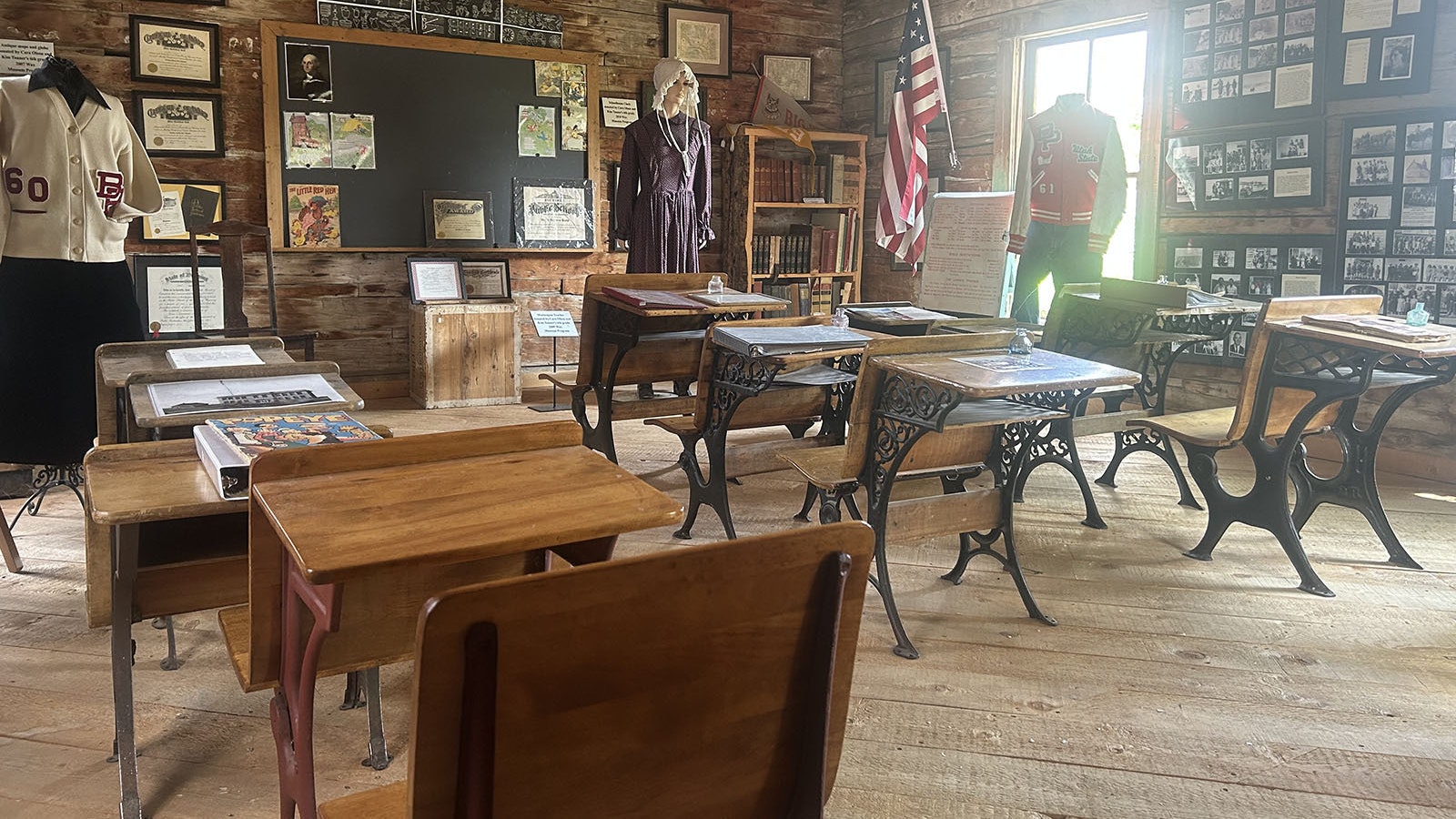 The Price/Sommers Schoolhouse at the Green River Valley Museum.