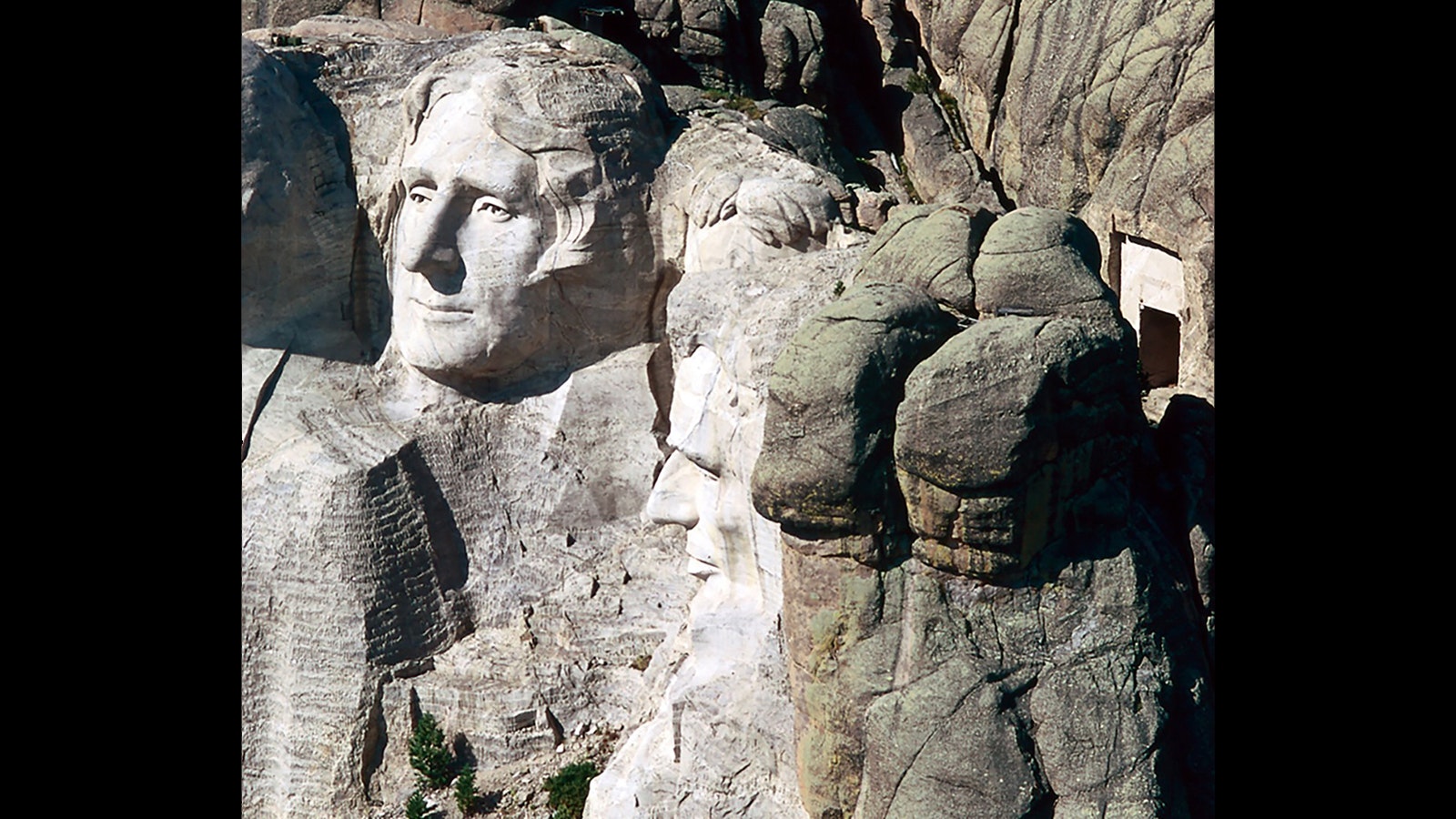 The Hall of Records at Mount Rushmore was built behind the sculpture of George Washington and was completed in 1998.