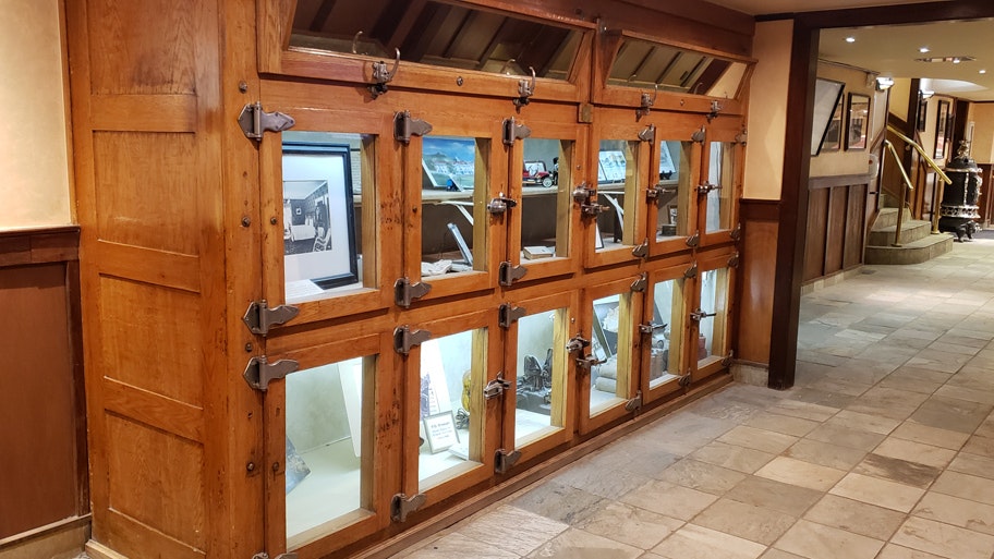Original icebox remains in The Stanley Hotel