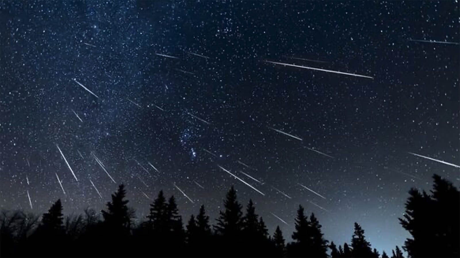 The Orionid meteor shower is one of four that will be visible over Wyoming throughout November.