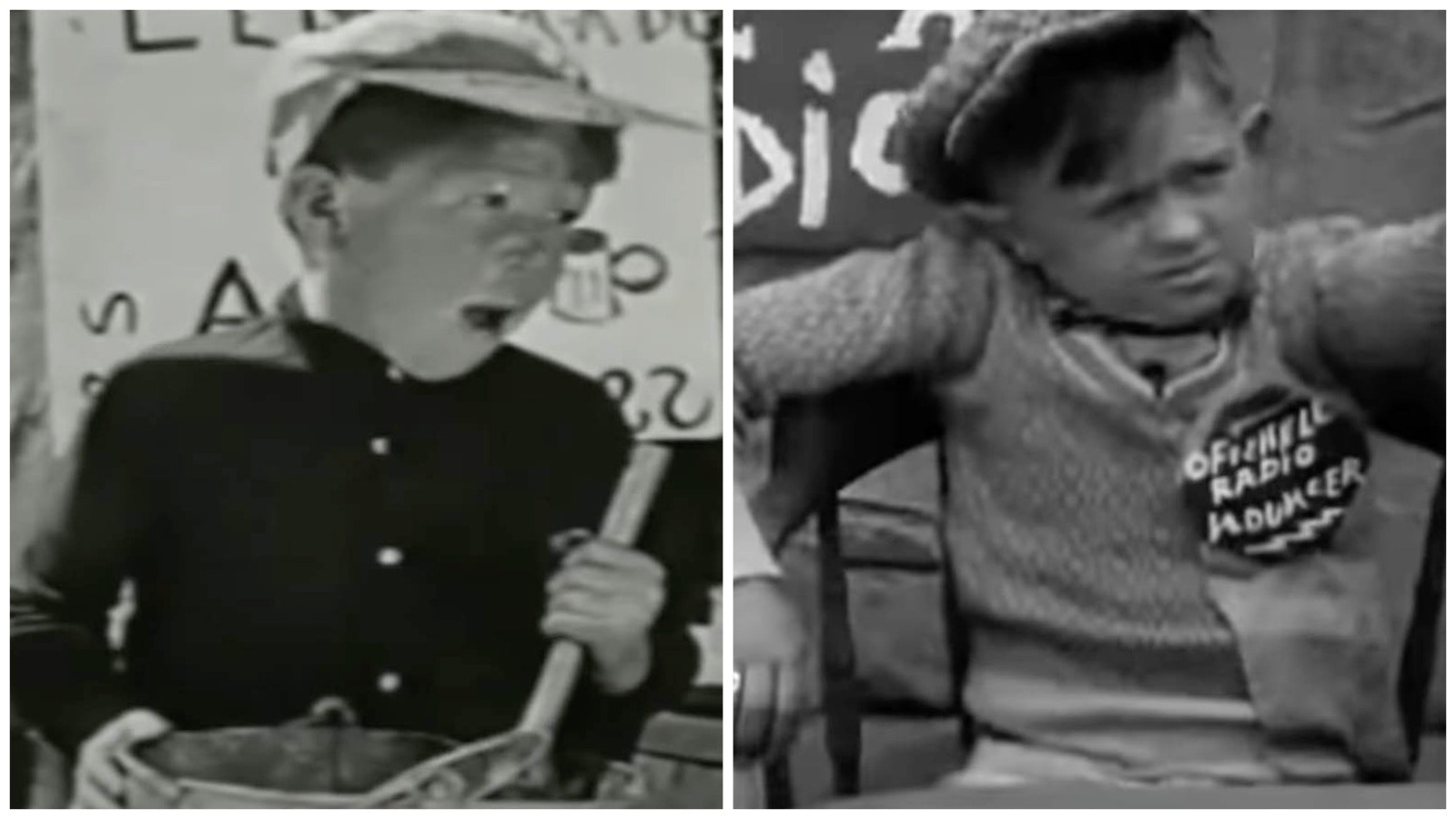 Two members of the extensive "Our Gang" family of children featured in short comedy films in the 1920s and 1930s were born in Wyoming. "Mickey" Daniels, left, was born in Rock Springs and "Bobby" Mallon was born in Greybull.
