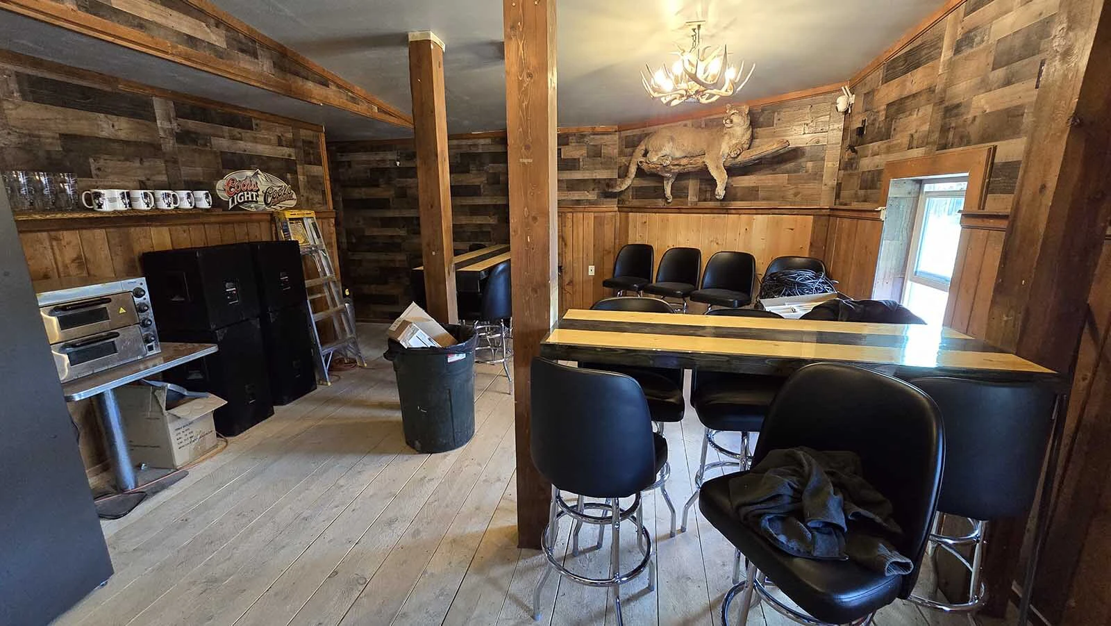 The new nonsmoking section for the former Outlaw Bar, now known as the Bone Daddy Outlaw Bar in Dubois.