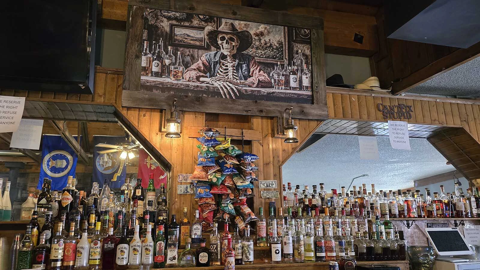 There's a new look at the former Outalw Bar in Dubois, now known as the Bone Daddy Outlaw Bar.