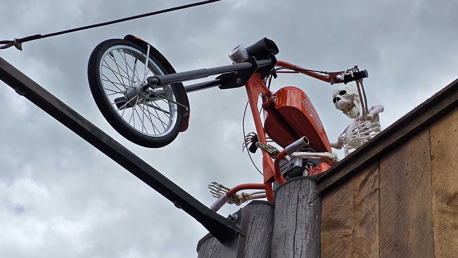 The Bone Daddy rides again at the Bone Daddy Outlaw Bar in Dubois.