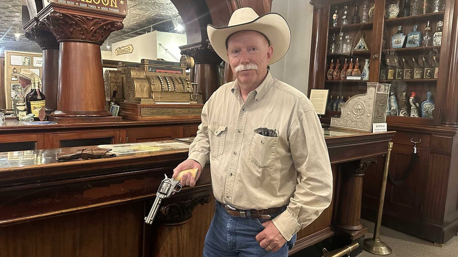 Tom Neiwirth is the grandson of Deputy Sheriff Sam Swanner. When he was given his dad’s gun, he began to research the history and discovered it most likely once belonged to George Spencer, a 30-year-old horse thief, that had been gunned down in Idaho in 1892.