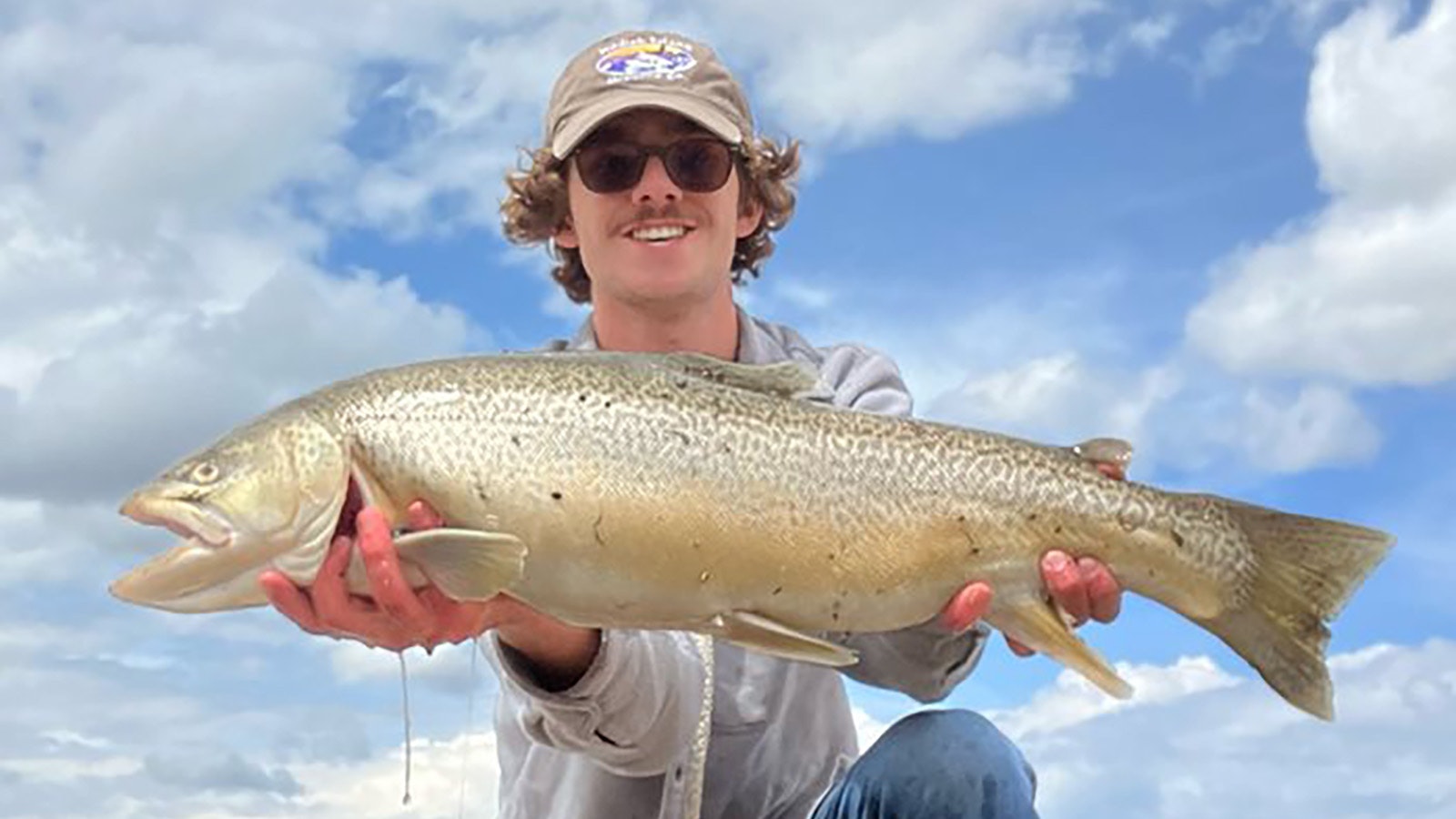 Owen Schaad of Cheyenne caught this state record tiger trout recently from Viva Naughton Reservoir.