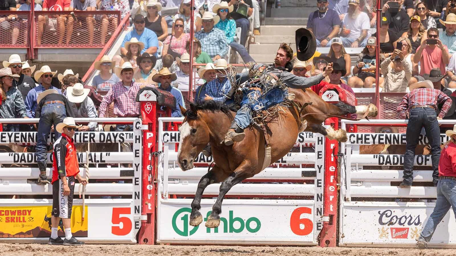 The Daddy of 'em All Cheyenne Fronteir Days Rodeo is one of the largest and most important events of the year for the Professional Rodeo Cowboys Association, which is moving its headquarters and hall of fame to Cheyenne.
