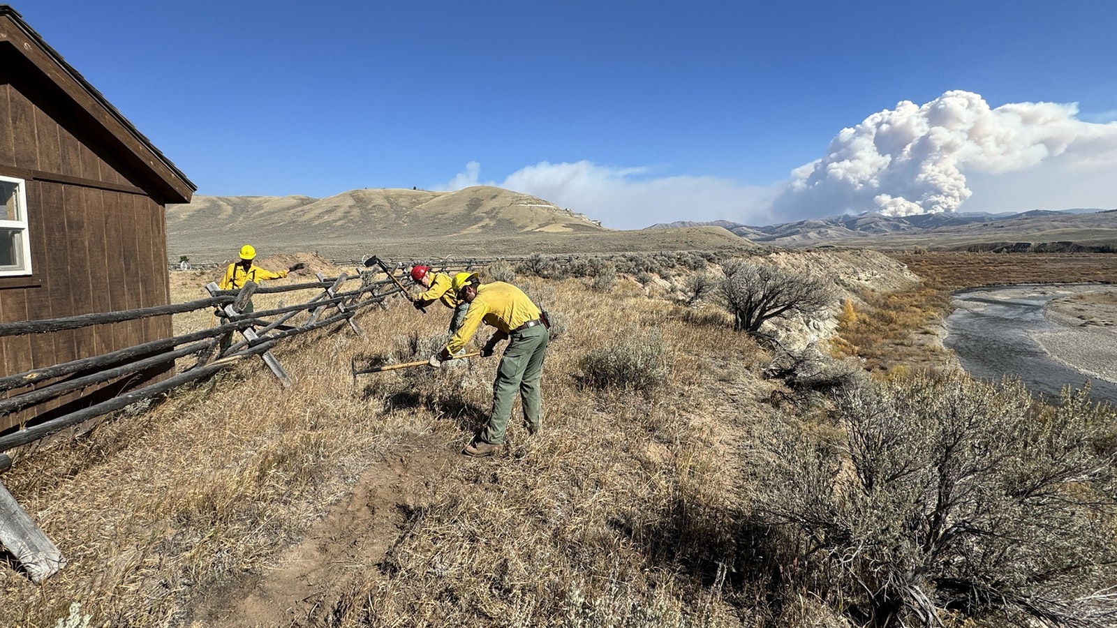 Protecting people and property is the No. 1 priority for firefighters with the Pack Trail Fire incident management team.