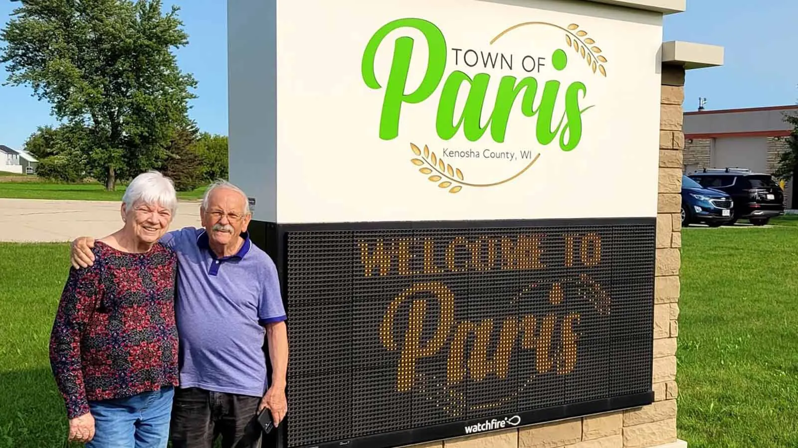 Paris, Wisconsin, was the first stop on Marvin and Ann Robinson's bucket list to hit every town in the United States named Paris.  61 years ago this October 8 the couple had eloped to Paris, Idaho as teenage runaways. 