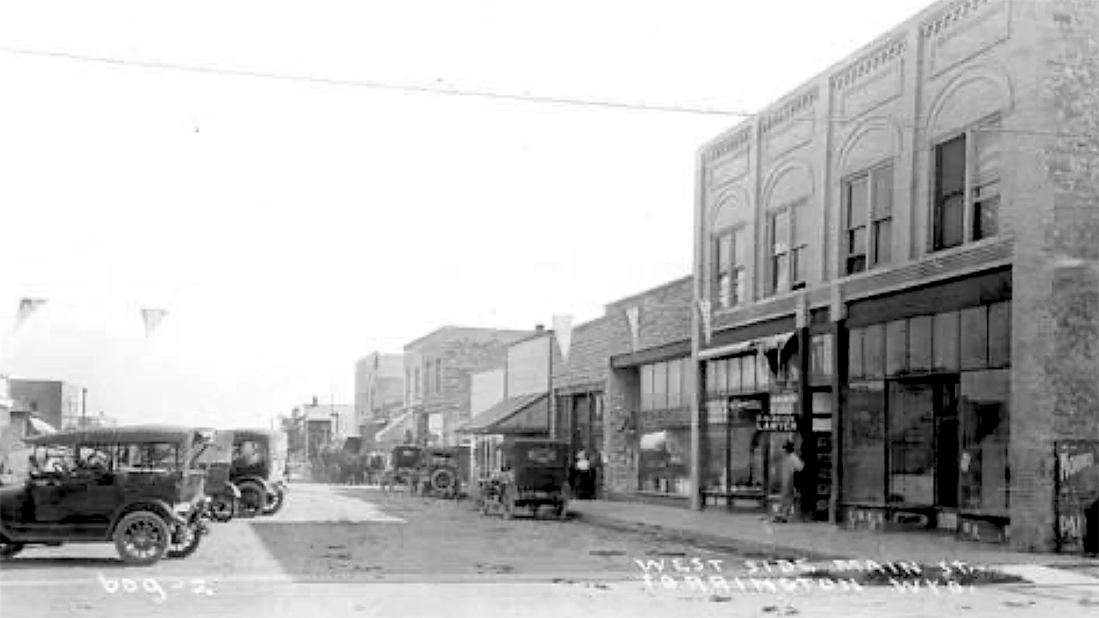 Downtown Torrington as it looked in the 1920s when Baptiste John Minort served as a pastor in town and became involved in scandals.