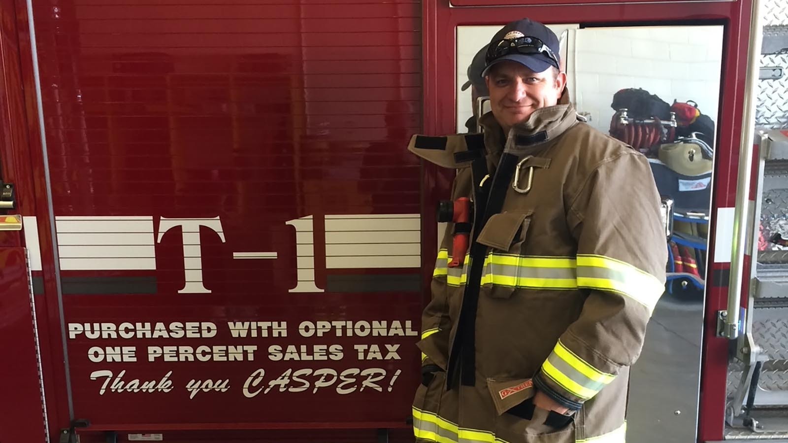 Patrick Stafford said he really enjoys working as a vehicle firefighter. He also teaches first aid and CPR and is certified as a hazardous materials and child safety seat technician.