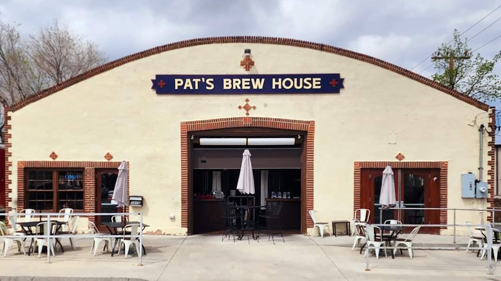 Pat's Brew House is located just off main street in Cody in a building that was built in 1917 as a car garage.