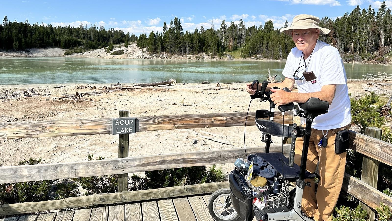 Paul Terry was awarded his dream Yellowstone trip through AARP’s Wish of a Lifetime program.