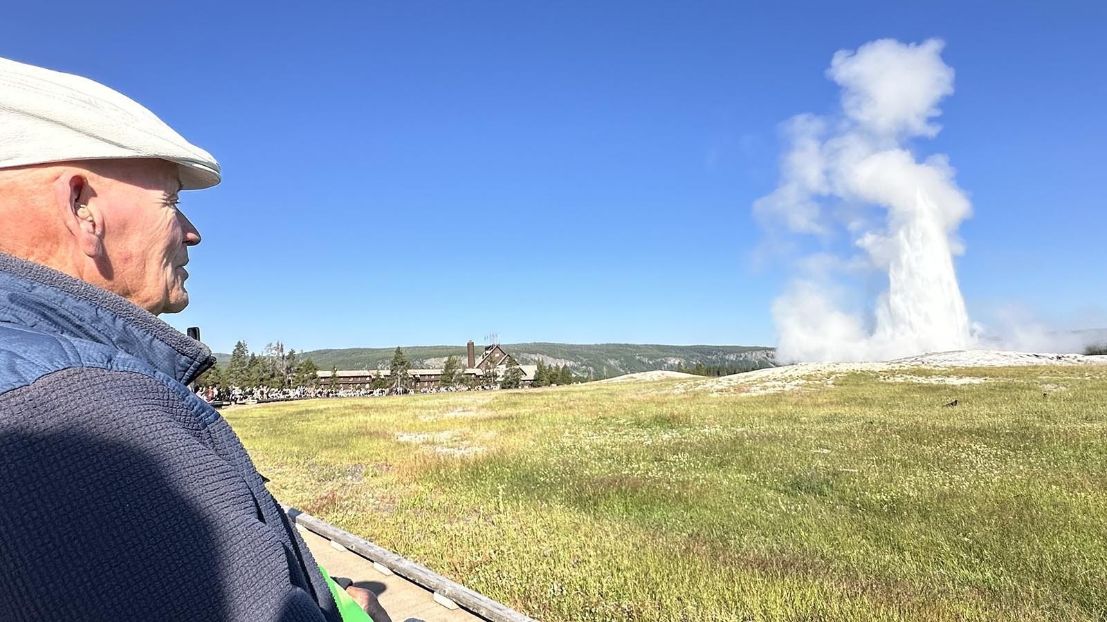 Paul Terry said they geysers were one of his favorite parts about Yellowstone.