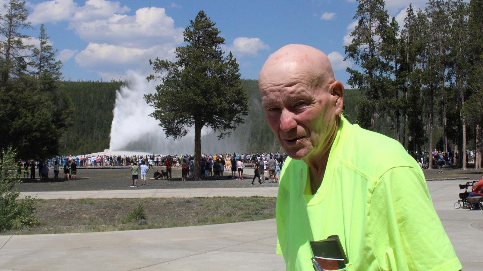 Going to Yellowstone this week fulfilled a lifetime dream for Paul Terry.