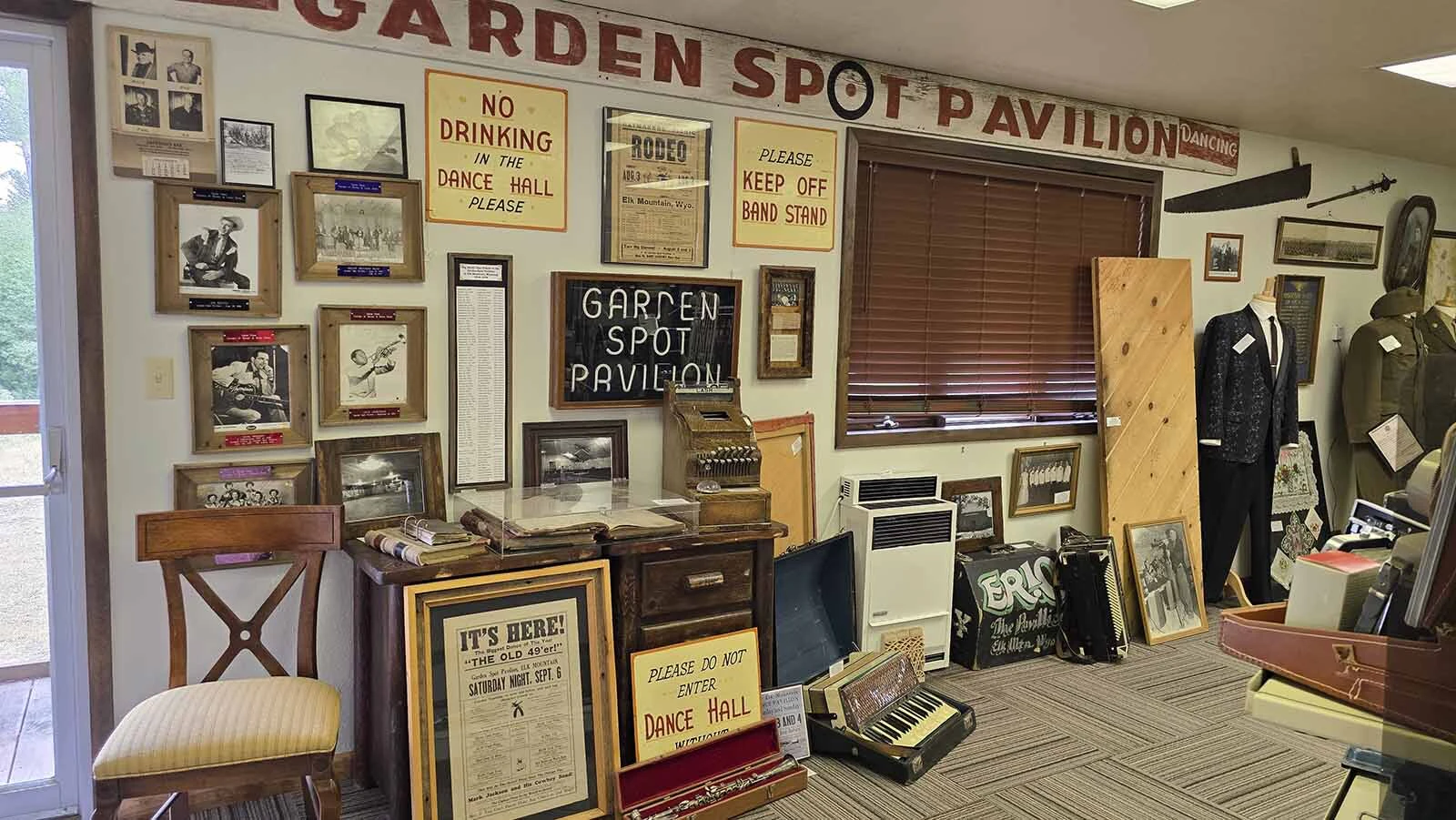 The museum in Elk Mountain has an extensive exhibit on the Garden Spot pavilion.