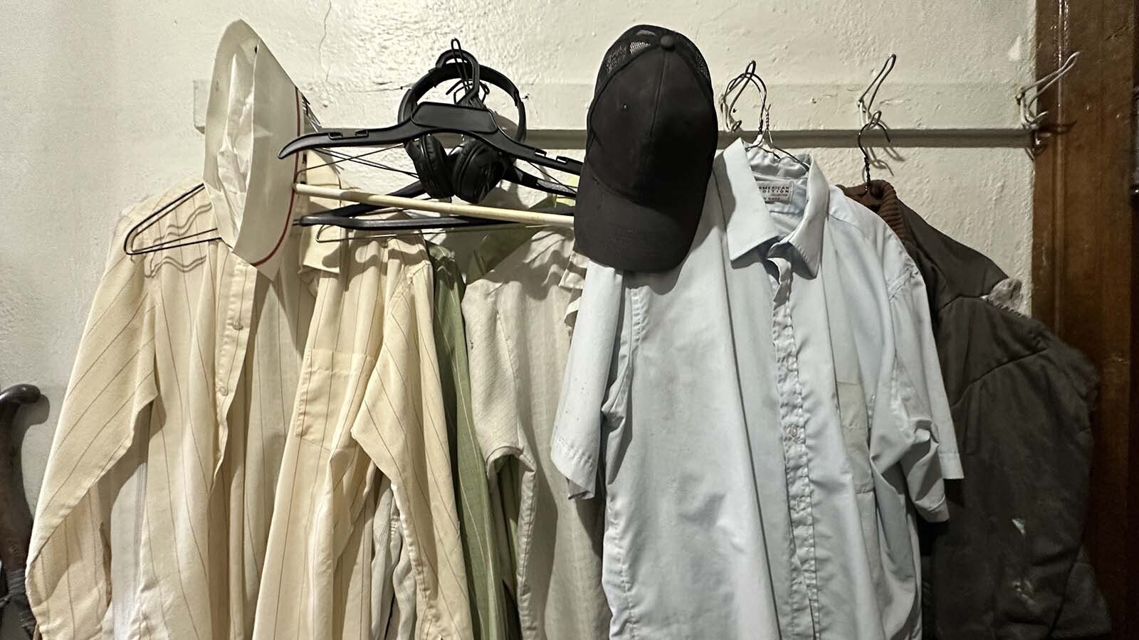 Danny Wong’s shirts still hang in his office.