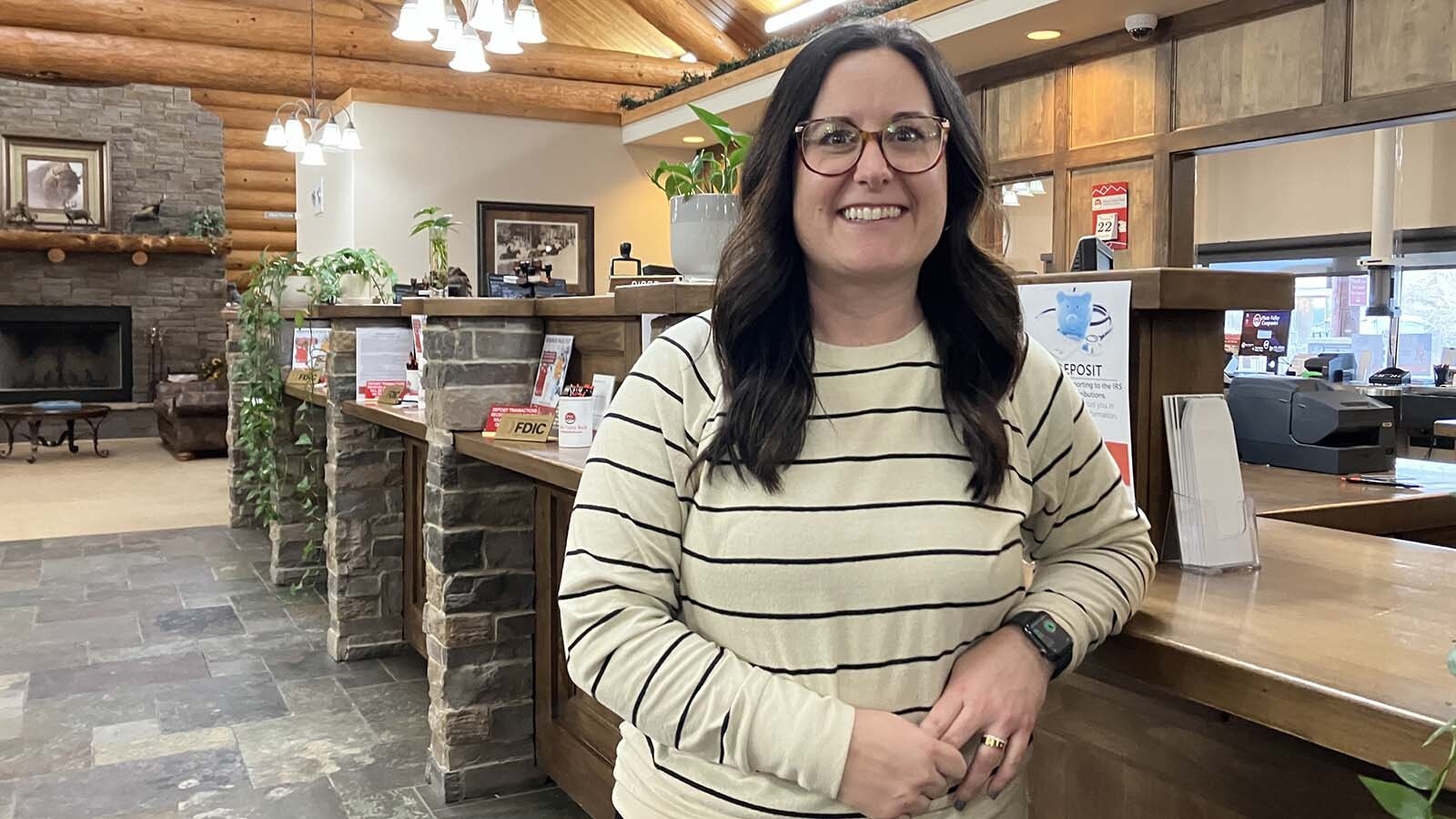 Casper Platte Valley Bank Manager Mary Baker said the bank typically keeps about $300 in rolls of pennies for the businesses they serve.