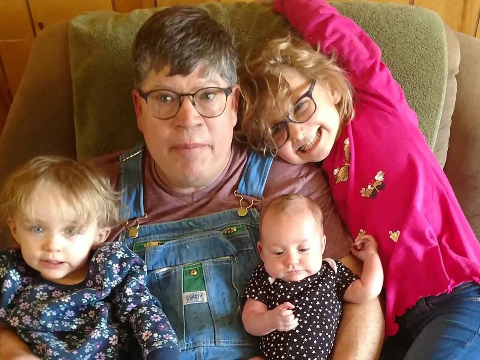 Perry Bennett was hospitalized with burns to his arms suffered while trying to rescue pets from an inferno that burned the family’s home to the ground Saturday.