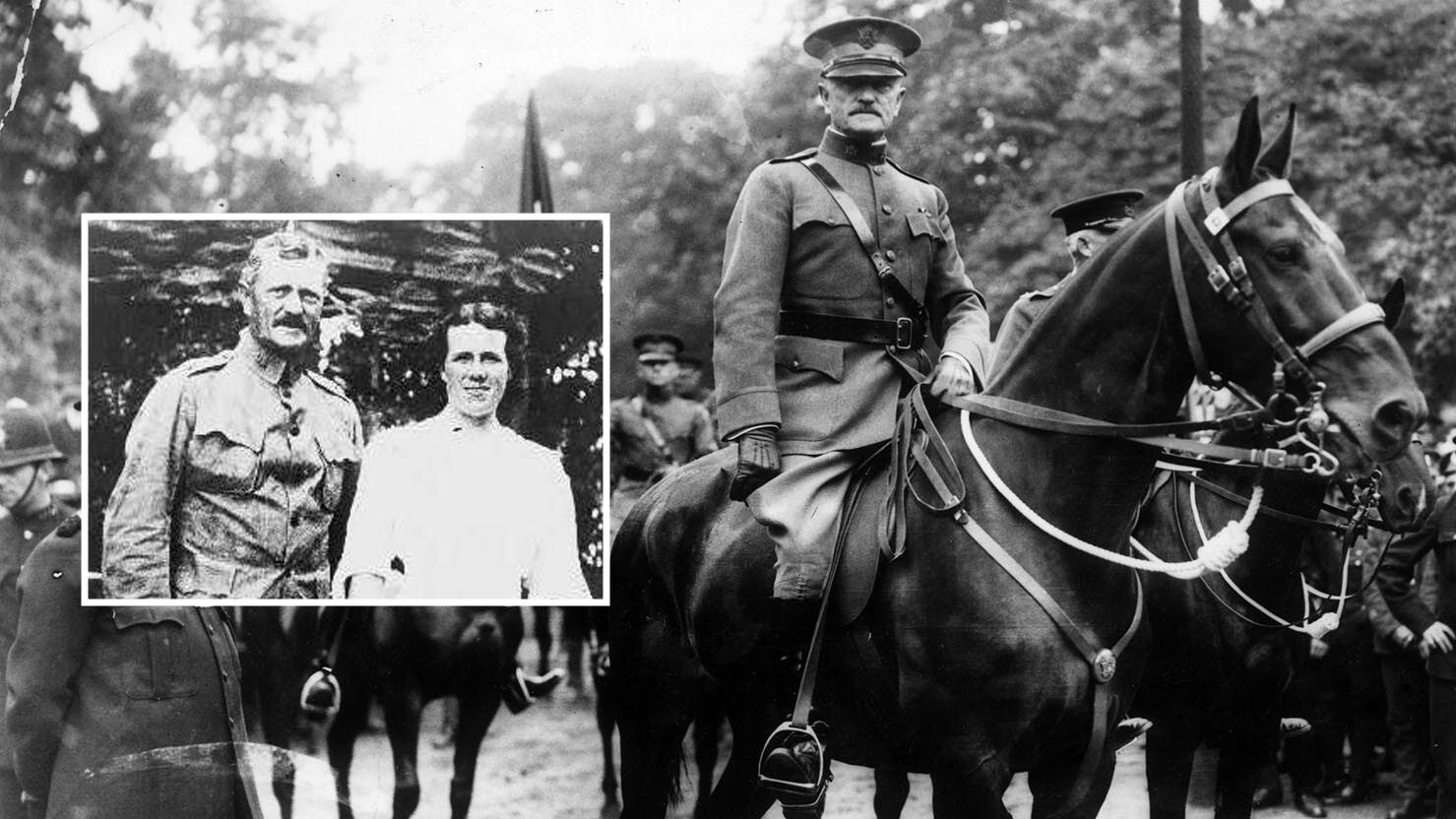 Gen. John Black Jack Pershing was the commander of the U.S. forces in World War I, and loved a Wyoming girl.