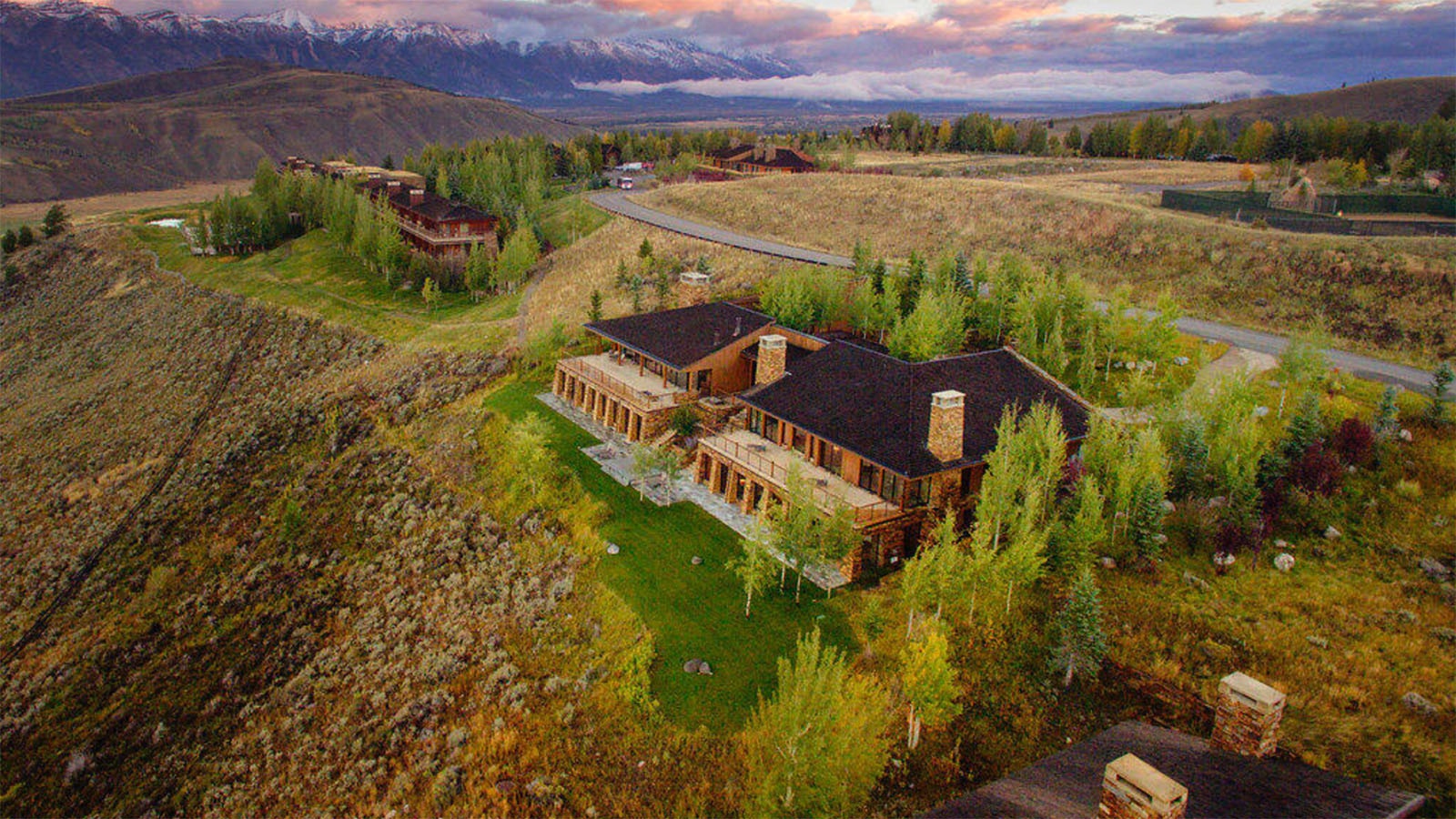 A starter castle designed to mimic the luxurious Amangani resort next door is turning heads, even in swanky Jackson Hole. The “Petite Aman” can be yours for a cool $18 million.