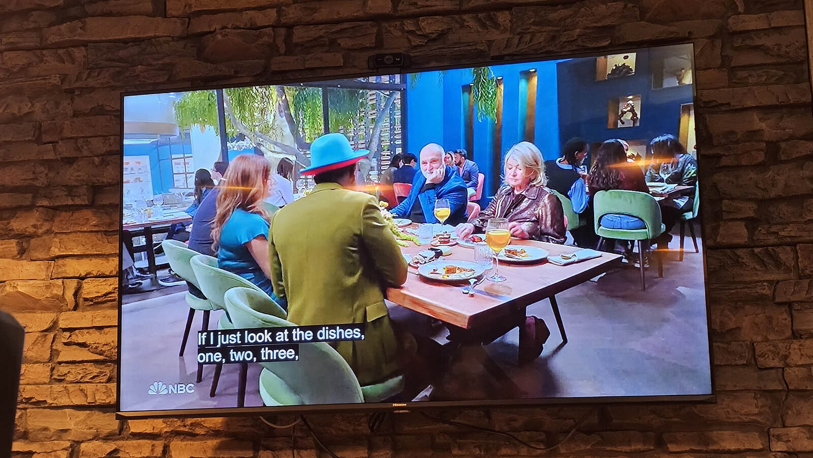 Chef Jose Andres and Martha Stewart deliberate with other celebrity judges during the final episode of "Yes, Chef!"
