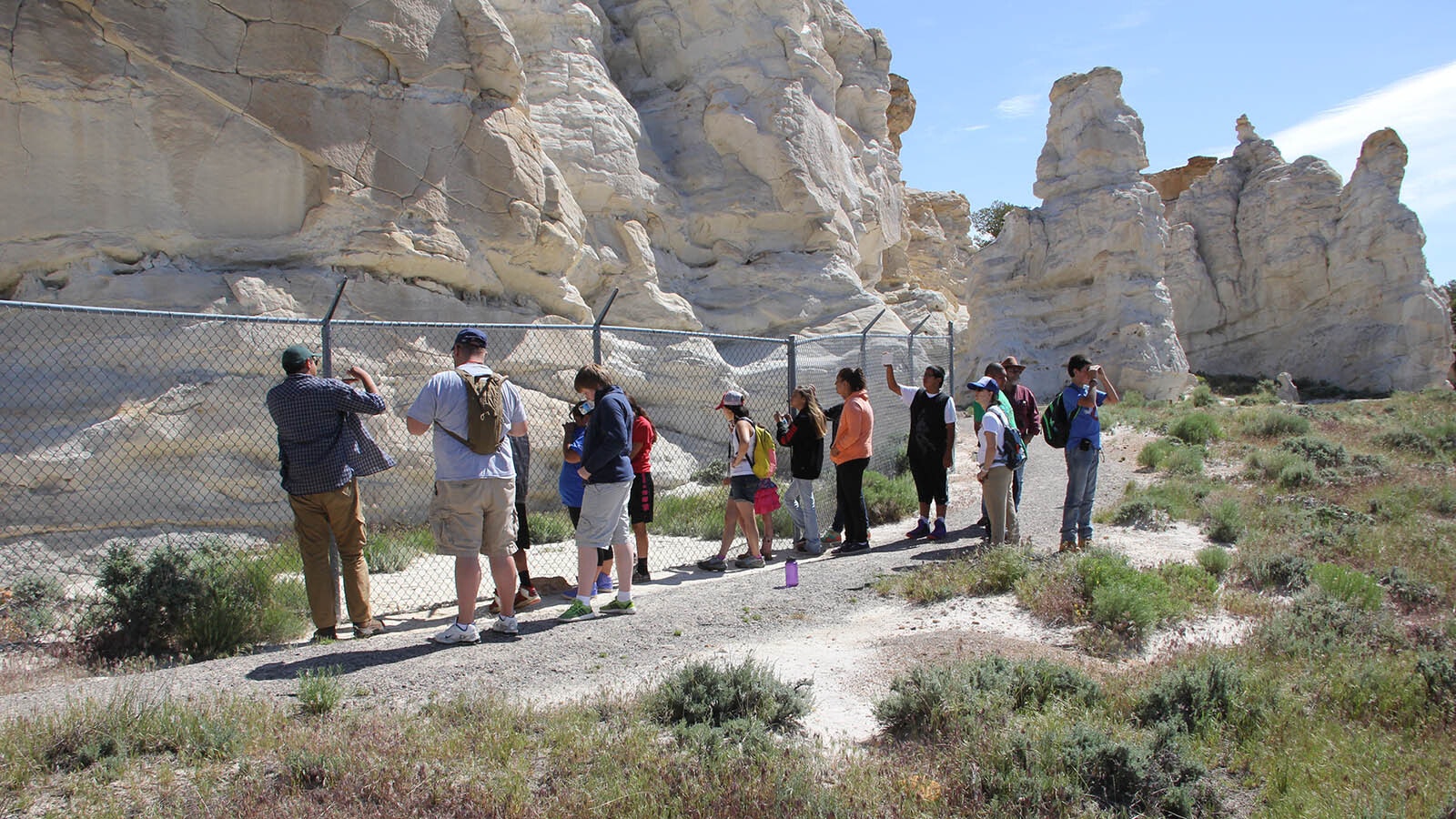 The Castle Gardens Petroglyph Site in Fremont County, Wyoming.