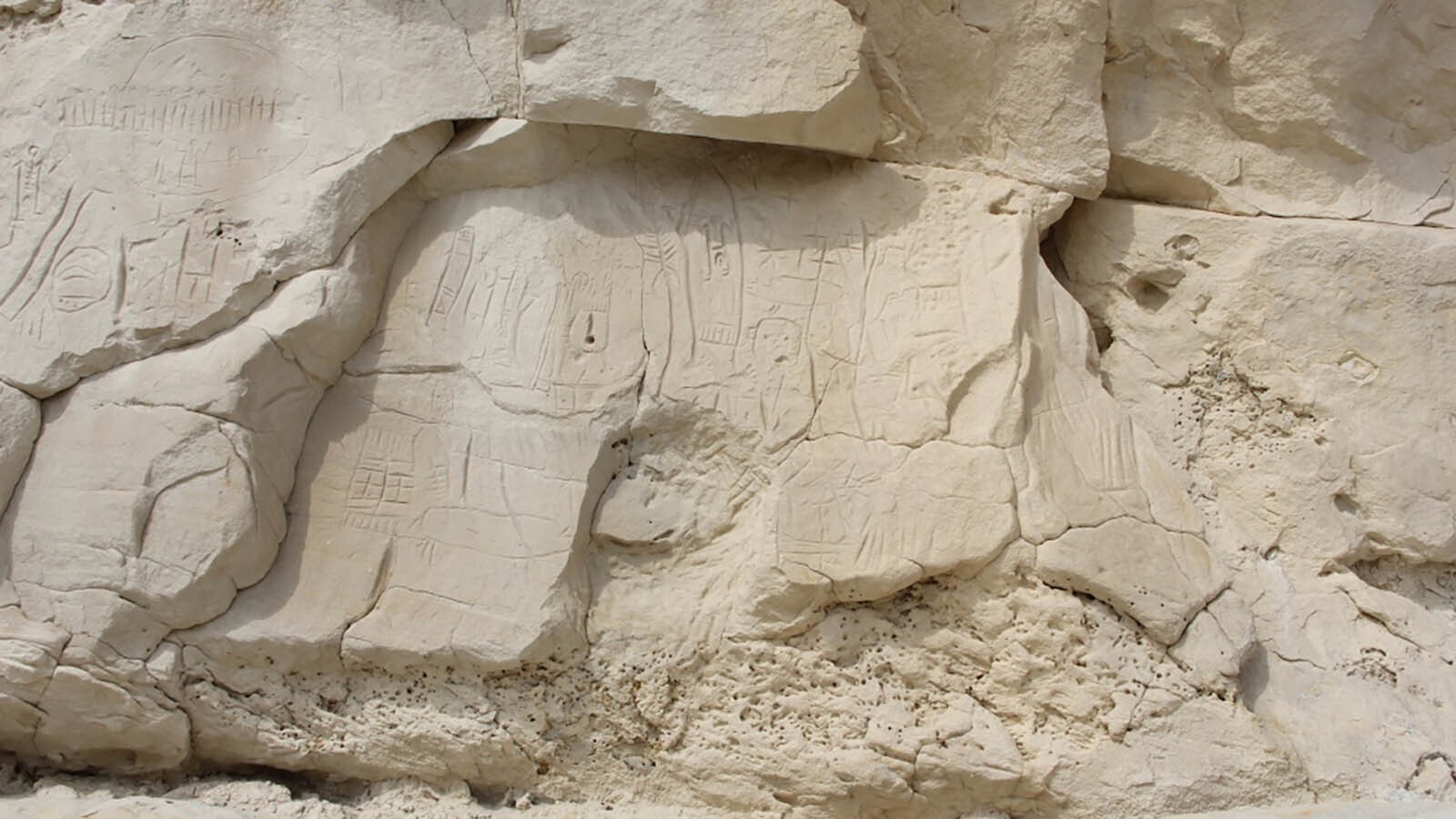 The Castle Gardens Petroglyph Site in Fremont County, Wyoming.