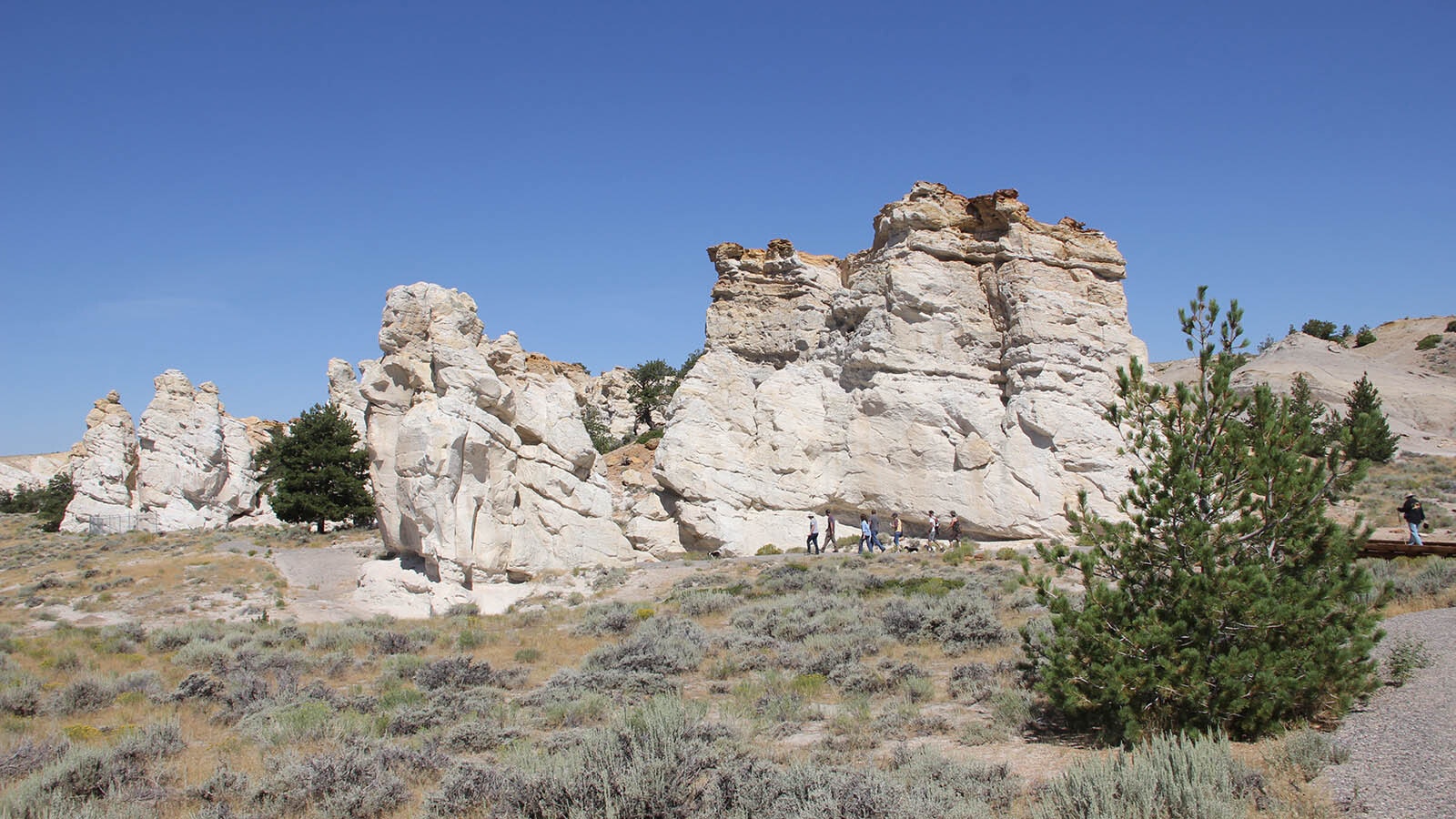 The Castle Gardens Petroglyph Site in Fremont County, Wyoming.