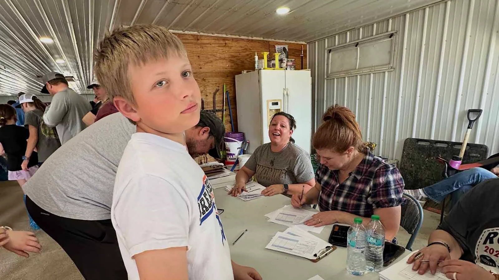 Raising a show pig begins in the sale barn. Sawyer Wilson bought his pig, Marshmallow, because of his unique markings. The  pig became Sawyer's "extra pig" and did not sell at county fair. Instead, Sawyer entered the Fair to Fork lottery and Marshmallow will now be donated to a charity of Sawyer's choice.