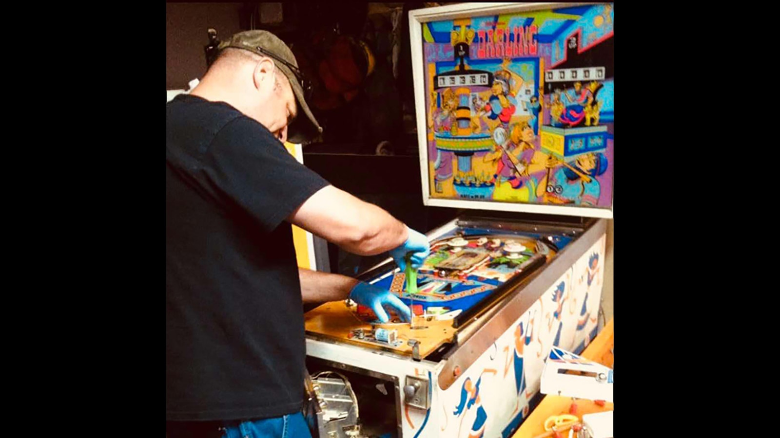 Through the years, Patrick Stafford has done a variety of repairs on pinball machines, from simple fixes like a broken switch to a complete rebuild.