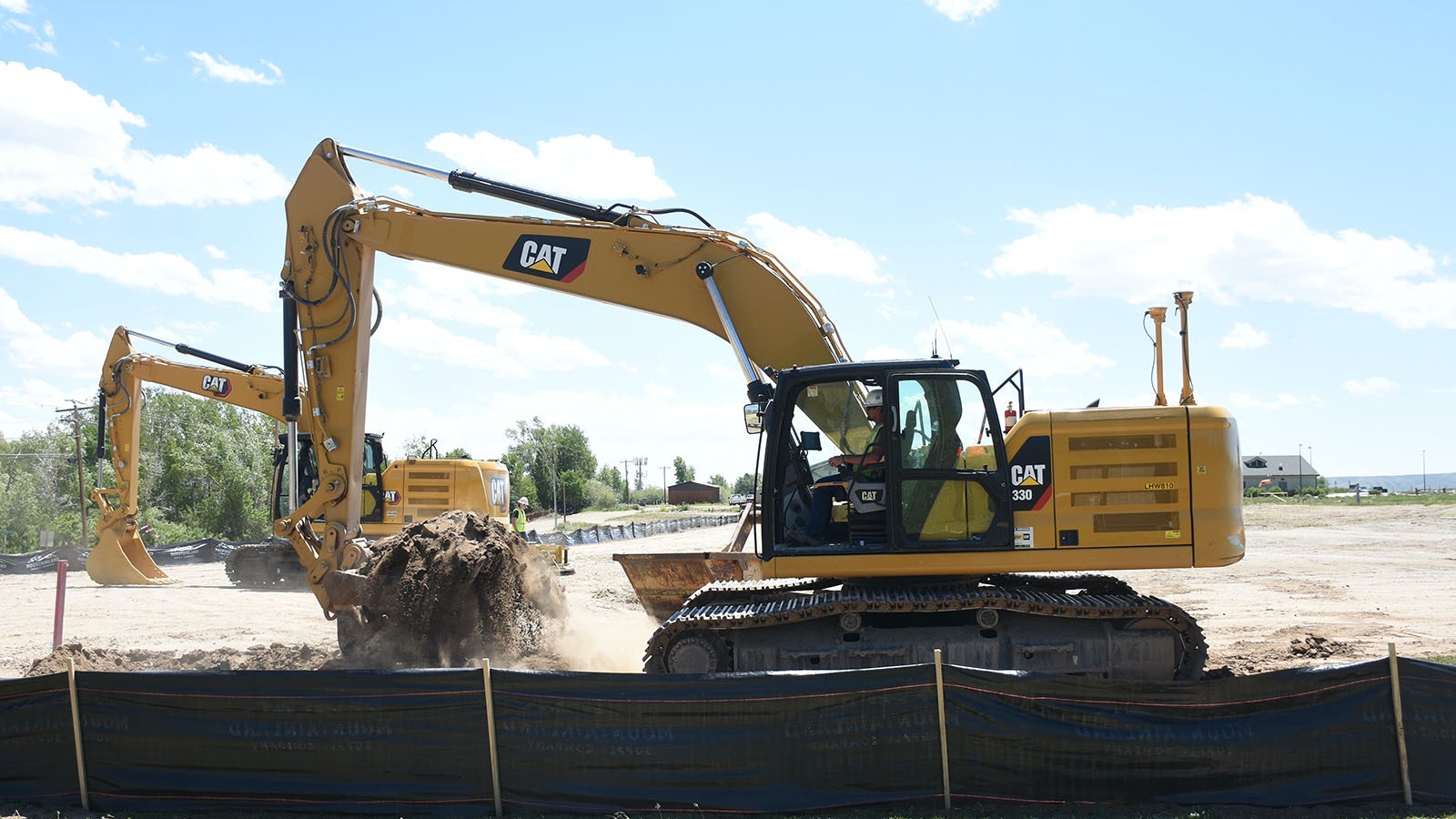 Telectractors of Pinedale is the subcontractor handling excavation on Pinedale’s hospital project. Sublette County is the last county in Wyoming to get a hospital.