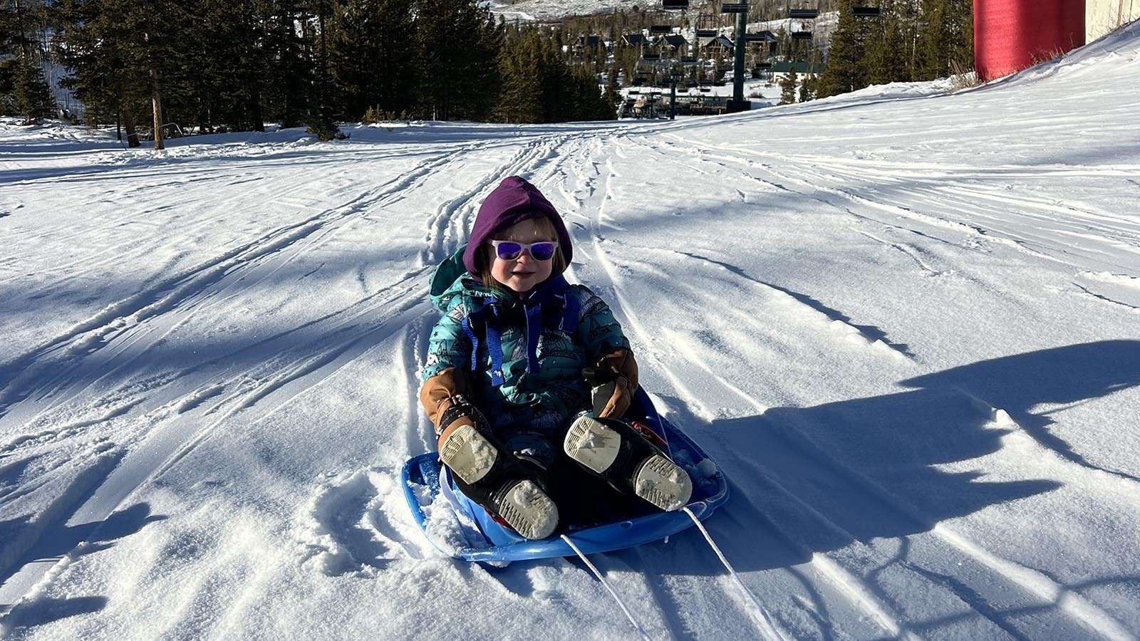 Piper Hayes was having fun at White Pines Ski & Summer Resort recently, in outdoor weather her mom designed for her new company, Free Range Wear.