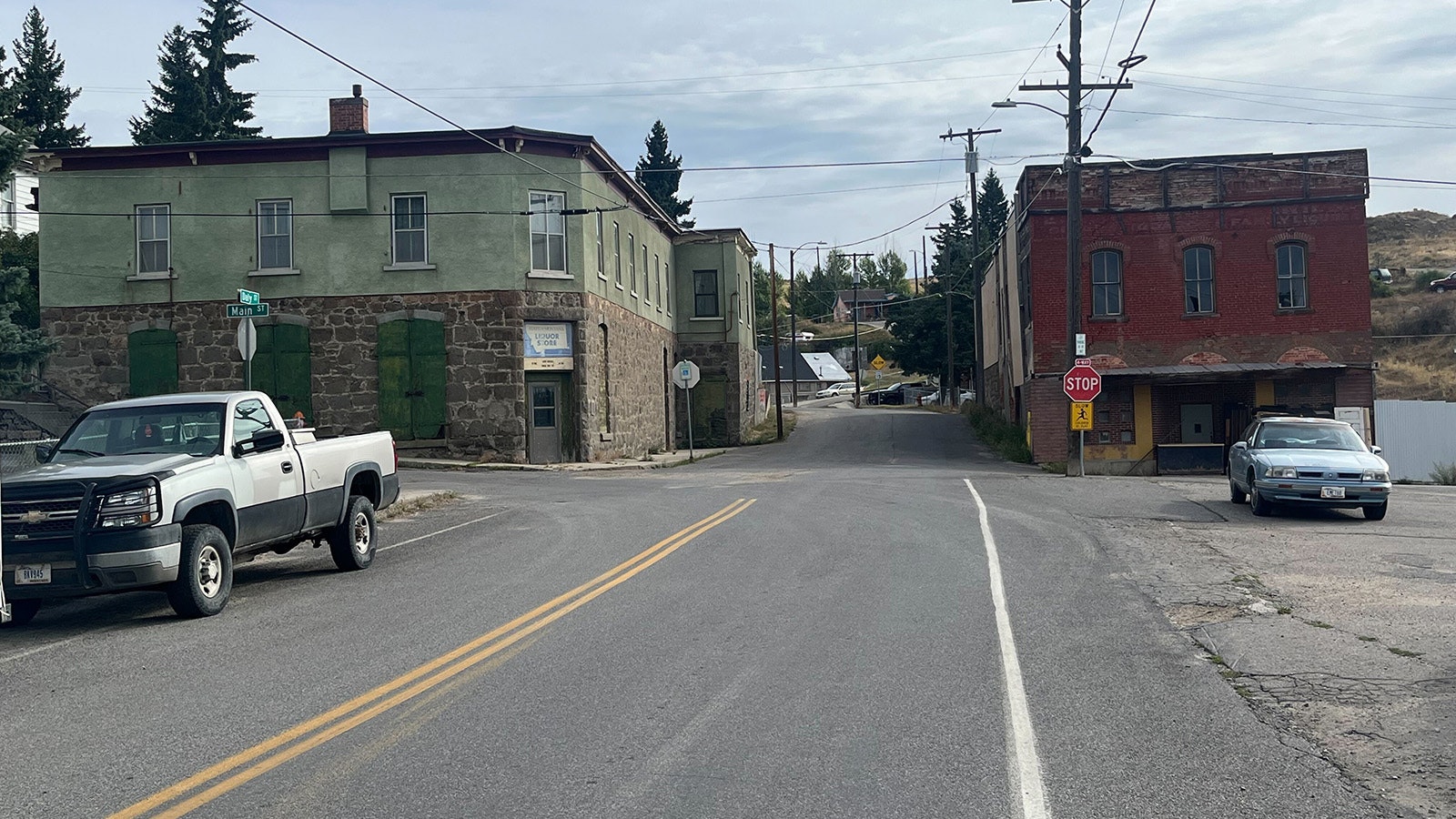 The corridors of Walkerville harken back to when the town was a bustling mining community.