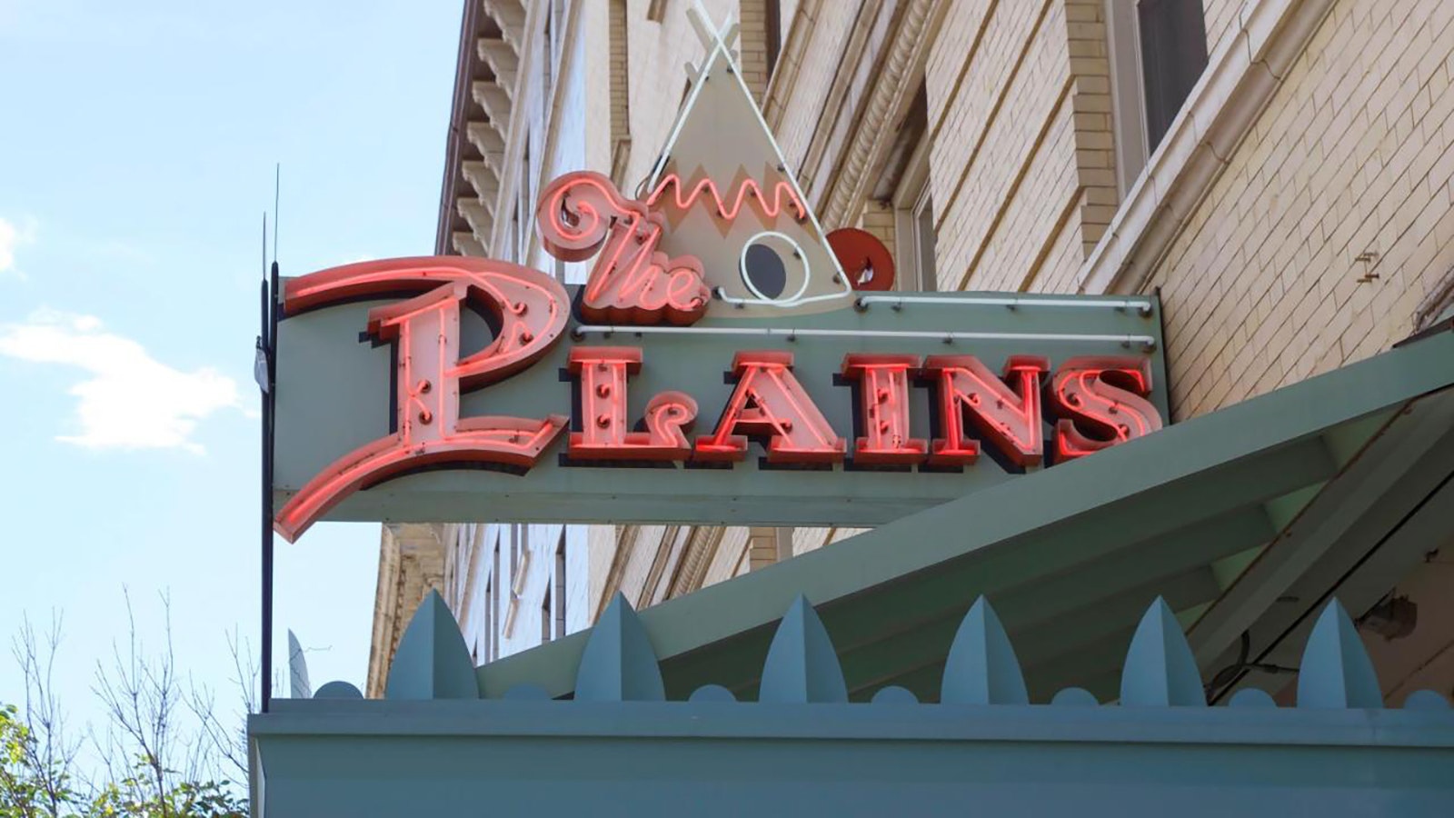 One of the hotel's historic neon signs.