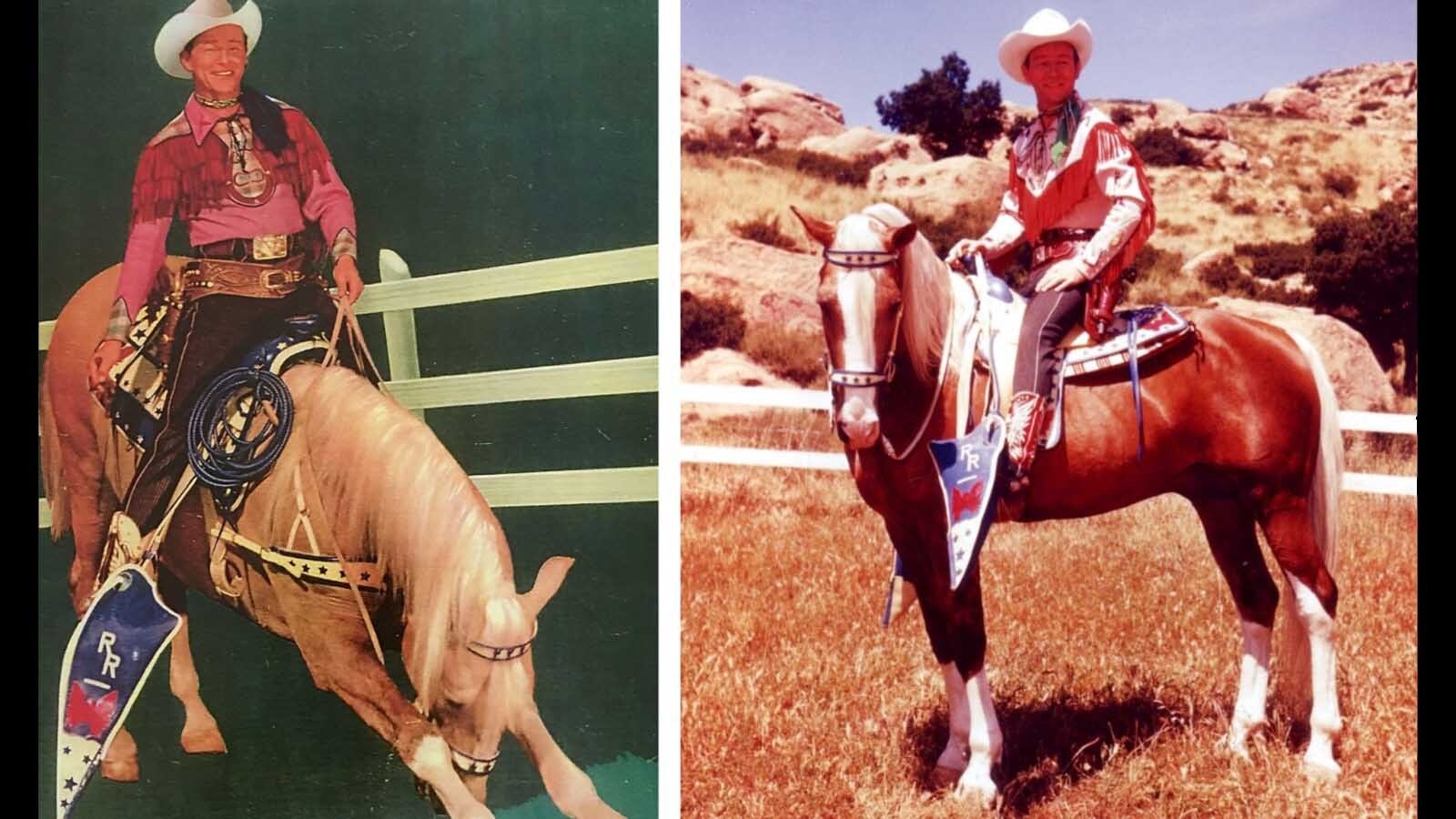 Roy Rogers favorite saddles were made of plastic. They were bright and vibrant, sure to be crowd pleasers. These unique plastic saddles were made in Lusk, Wyoming and only 65 are believed to have been made.